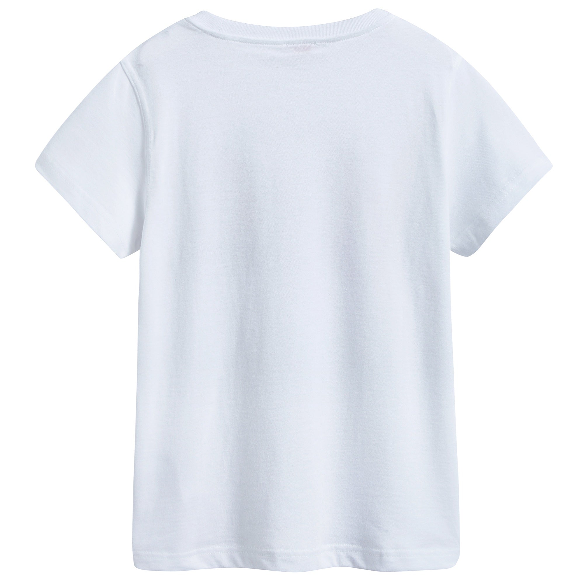 Boys White "Cherry Car" Cotton T-shirt