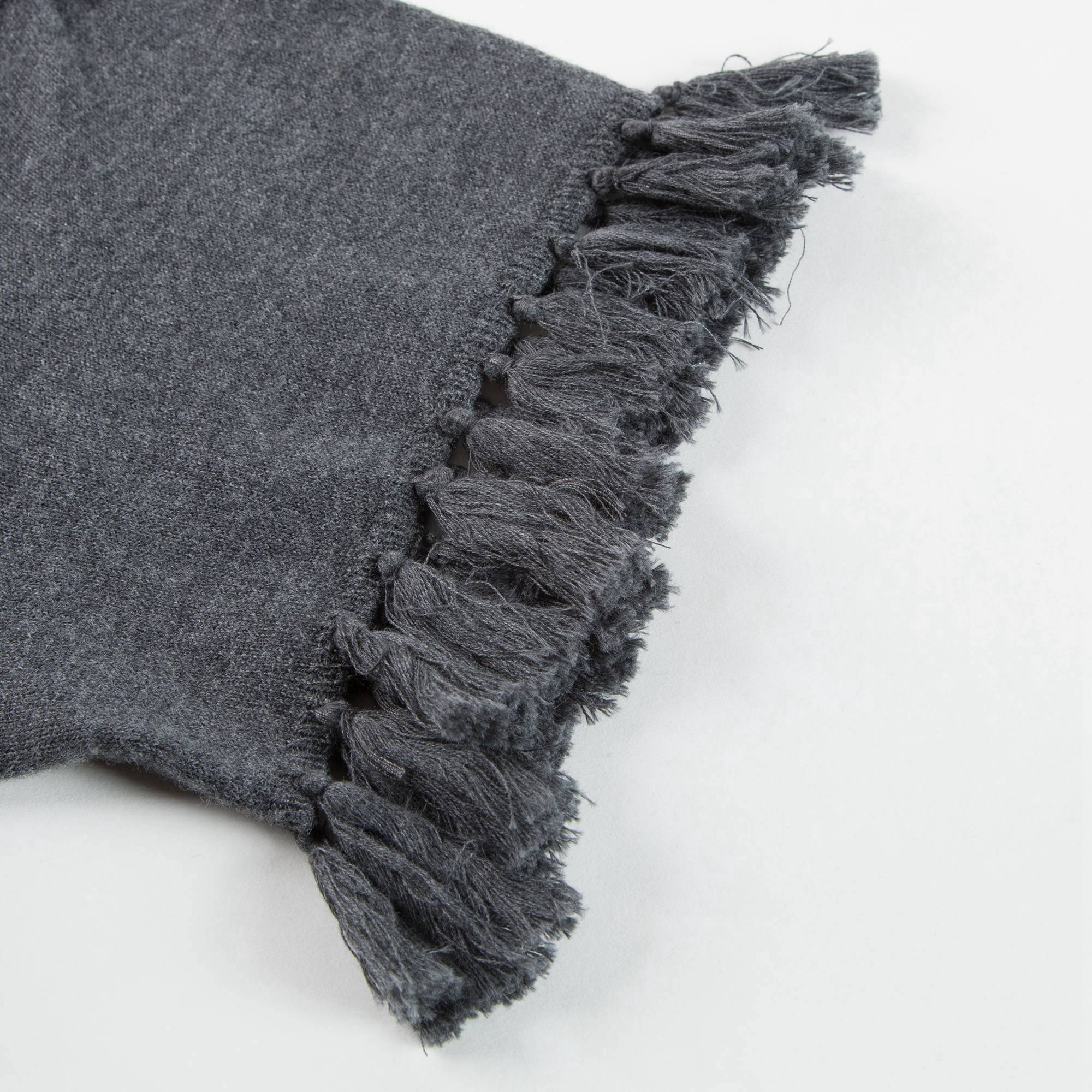 Girls Grey Knitted Dress