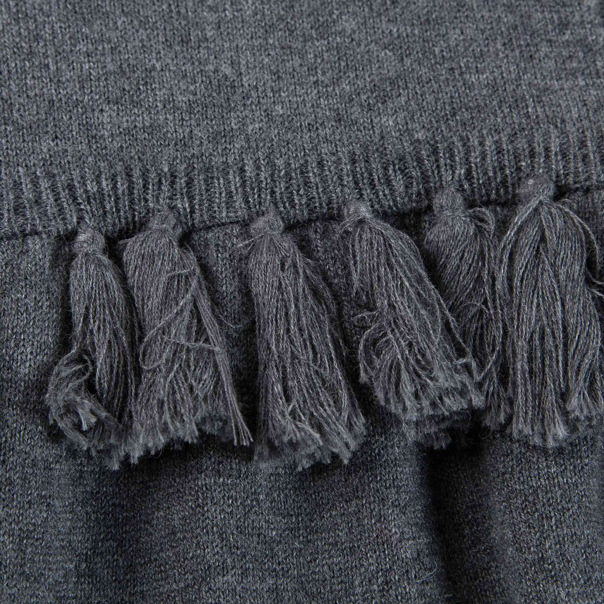 Girls Grey Knitted Dress