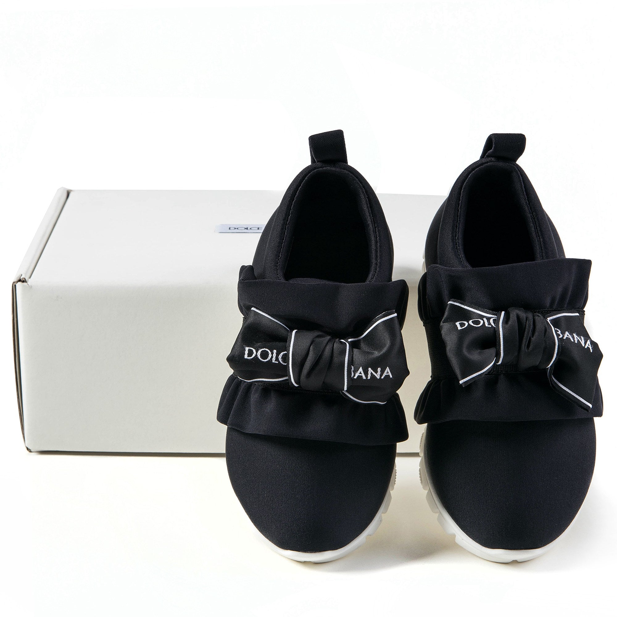 Girls Black Nylon Shoes