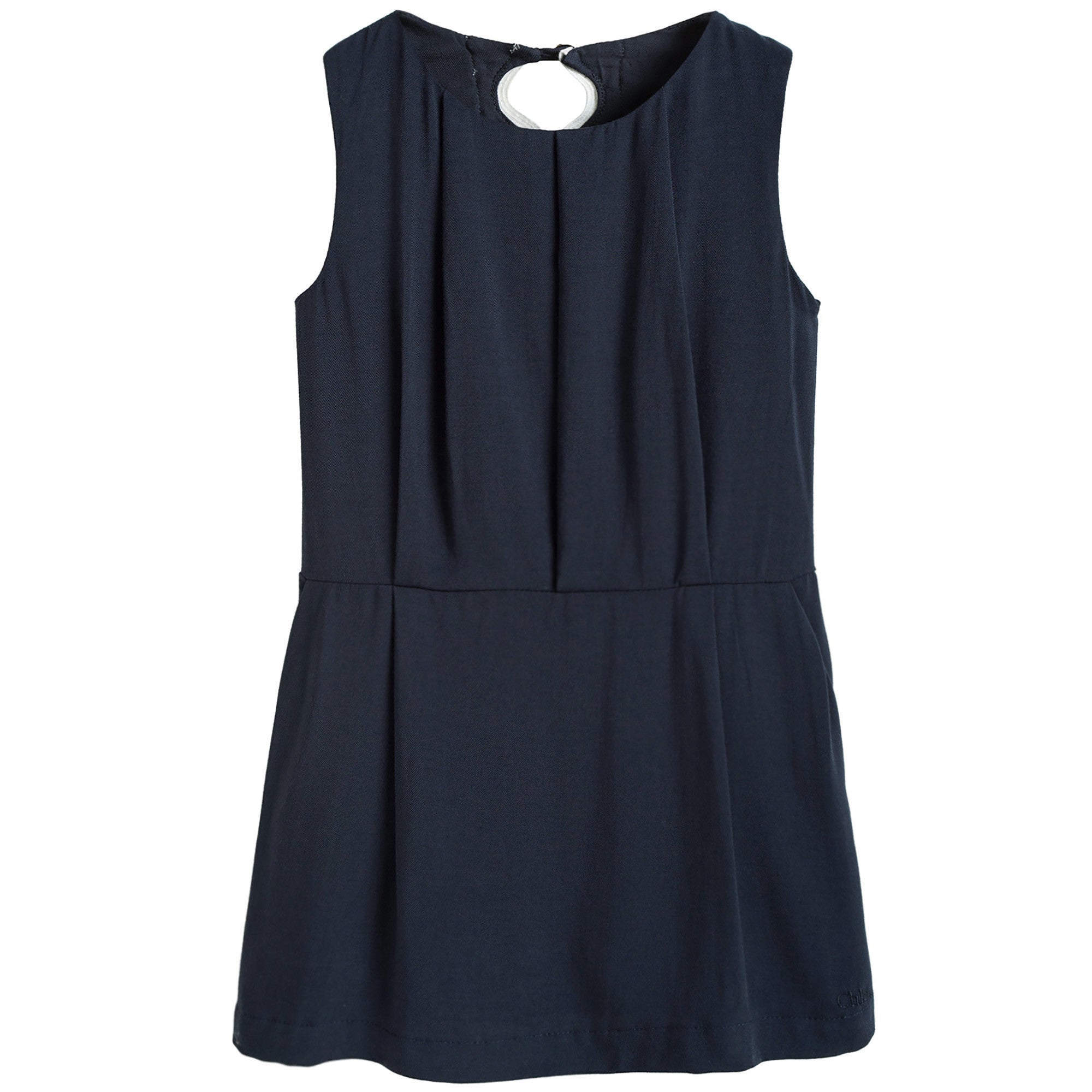 Girls Blue Viscose Dress