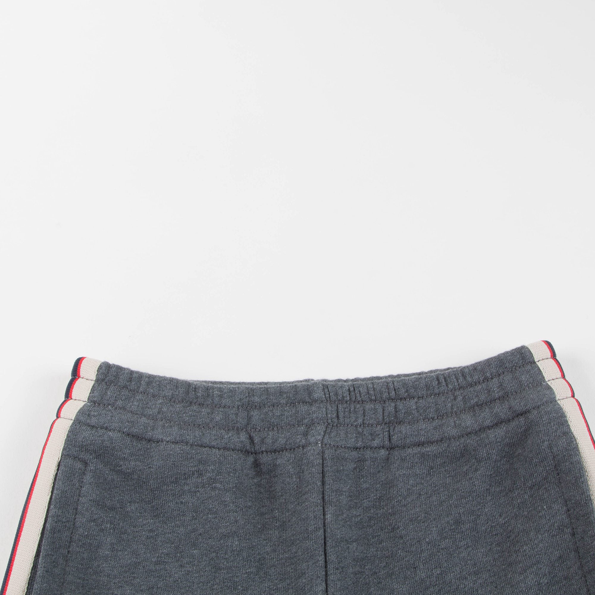 Boys Grey Logo Cotton Shorts