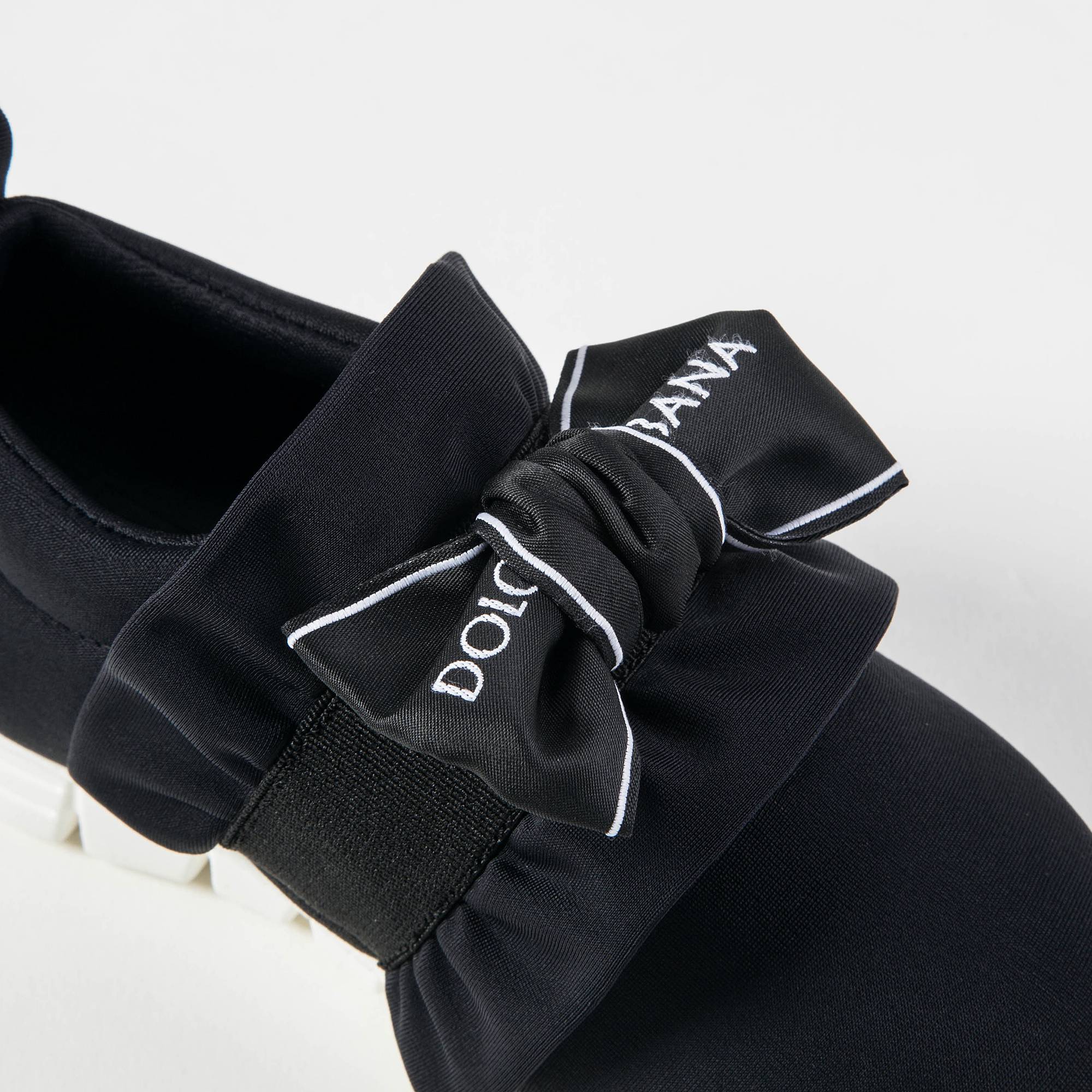 Girls Black Nylon Shoes