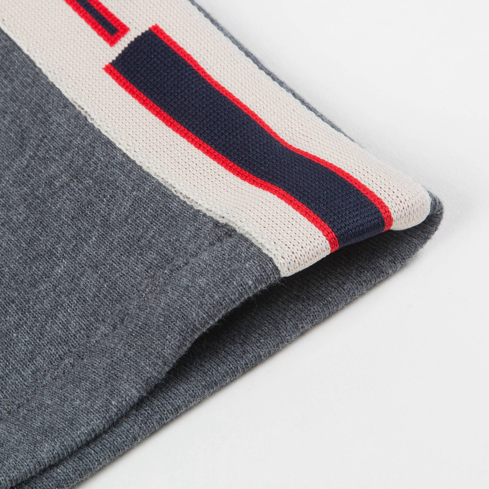 Boys Grey Logo Cotton Shorts