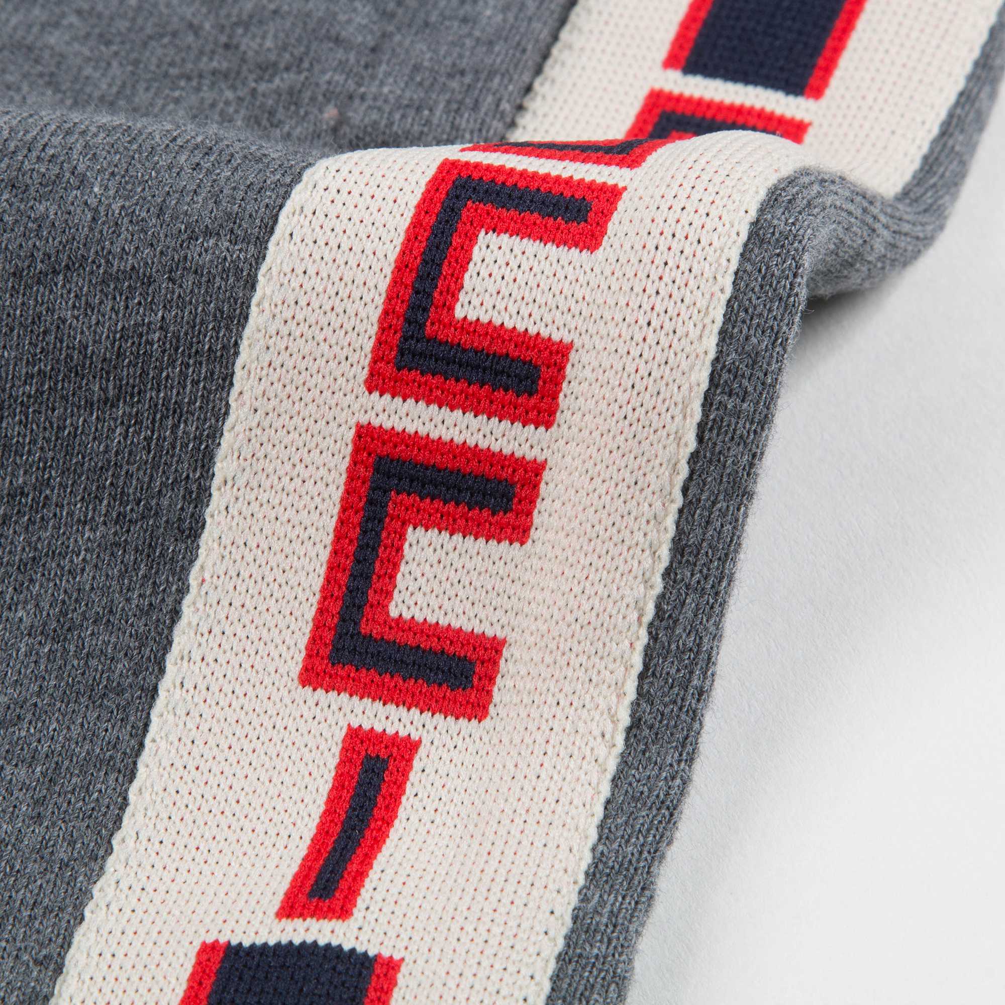 Boys Grey Logo Cotton Shorts