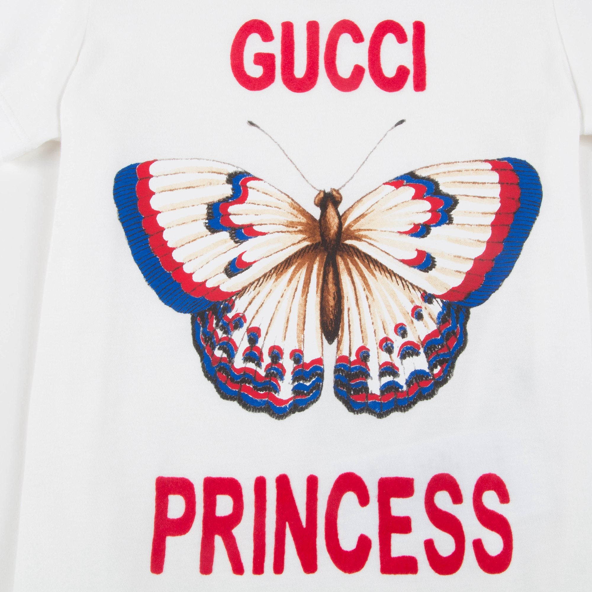 Baby Girls White Princess T-shirt