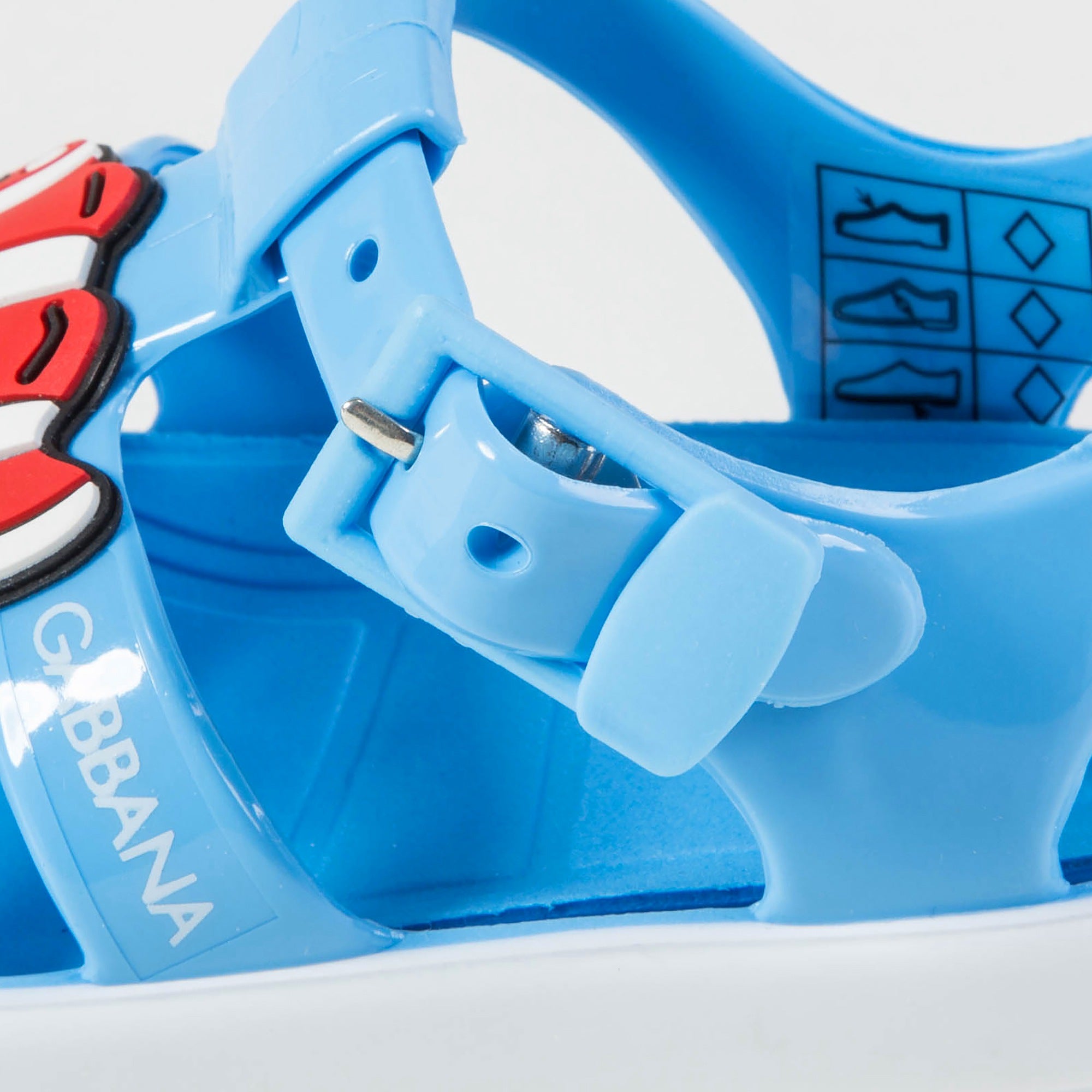 Boys & Girls Wathet Whit Fish Sandals