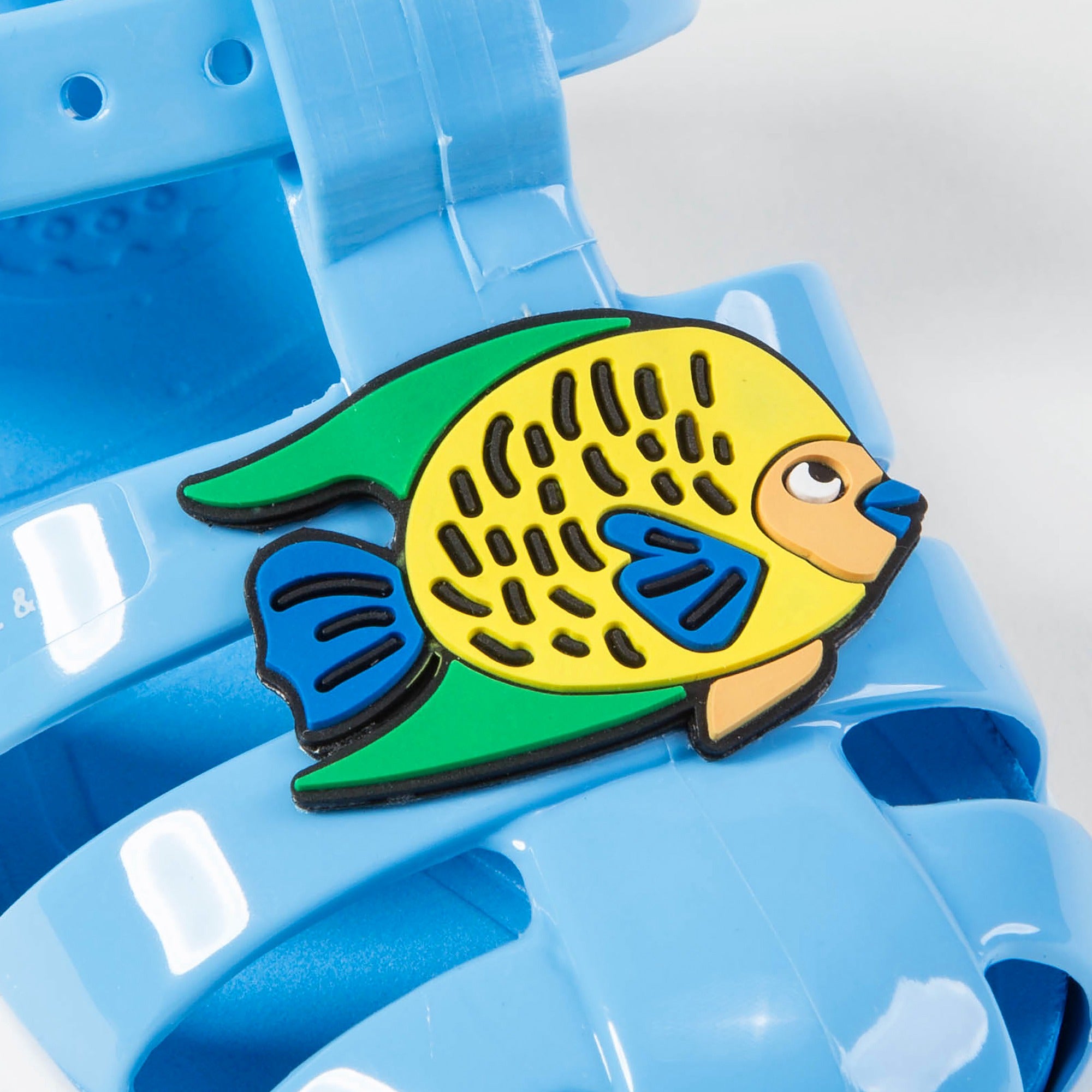 Boys & Girls Wathet Whit Fish Sandals