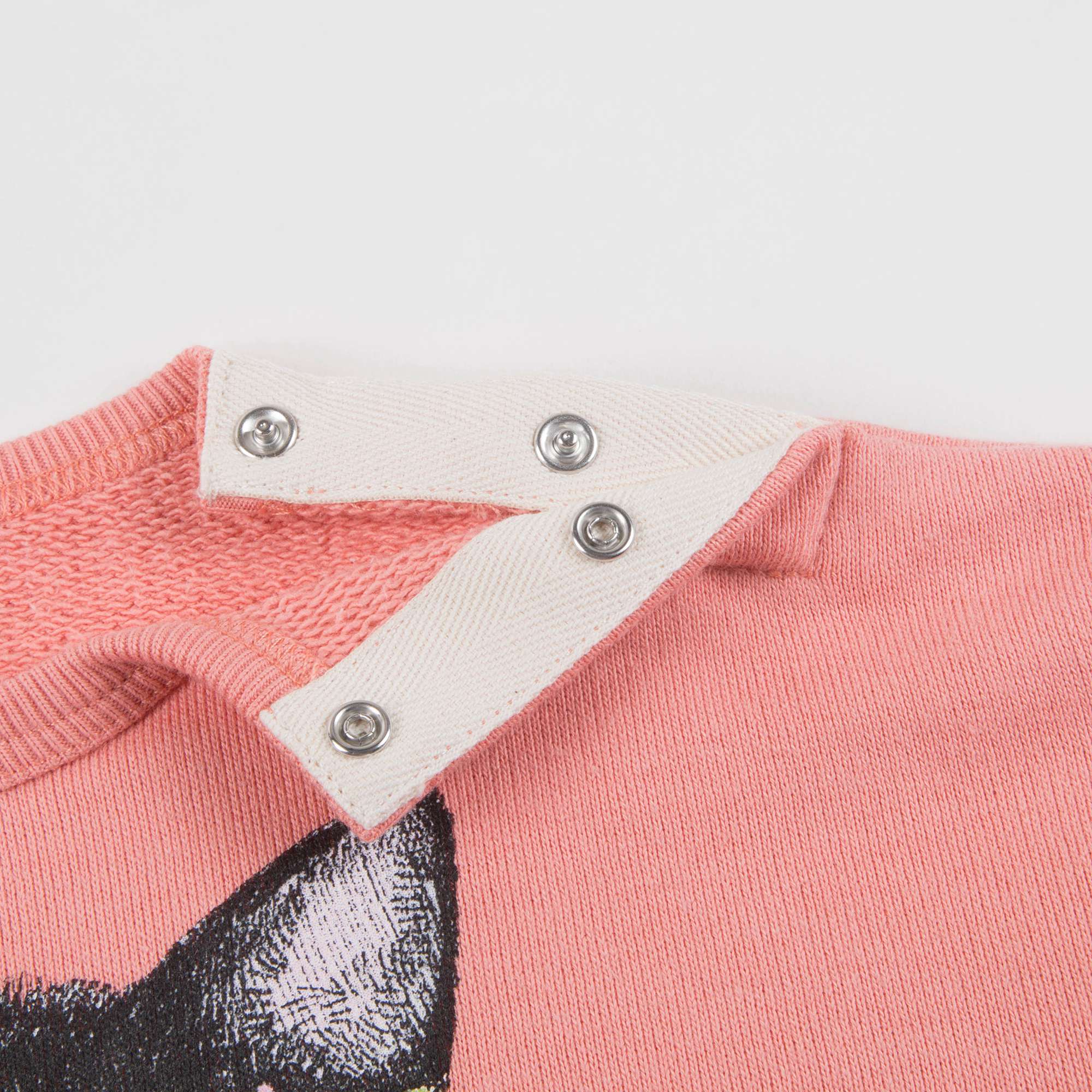 Baby Girls Rosa Antico Cat Sweatshirt