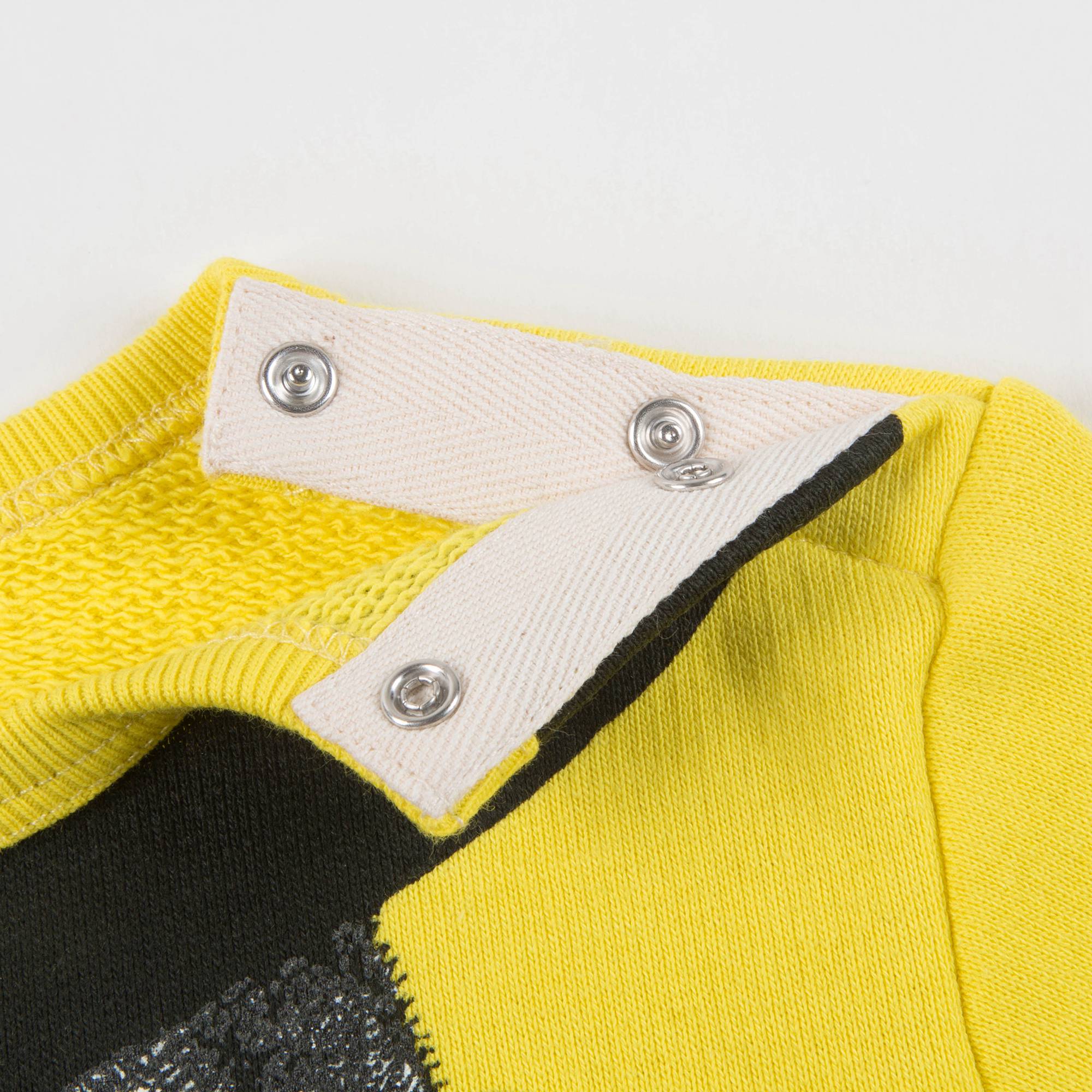 Baby Girls Yellow Cat Sweatshirt