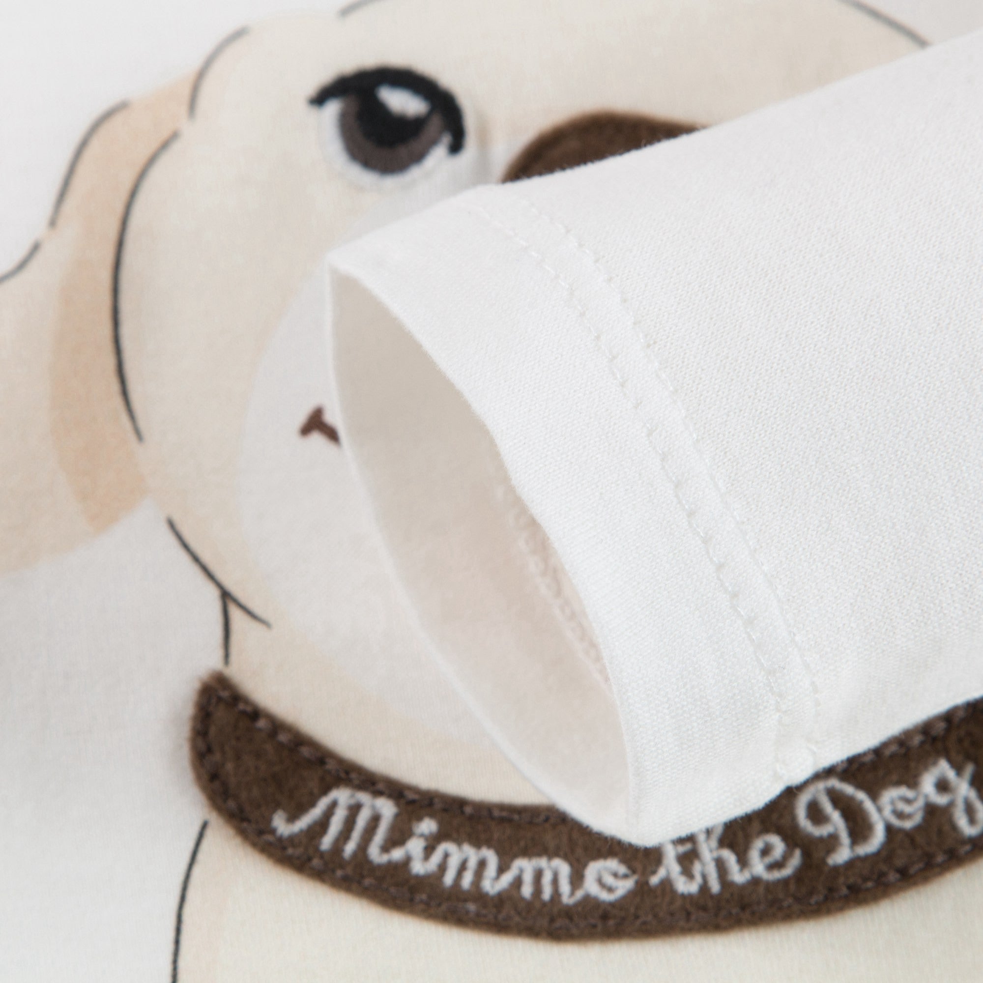 Baby Ivory Dog Printed T-shirt