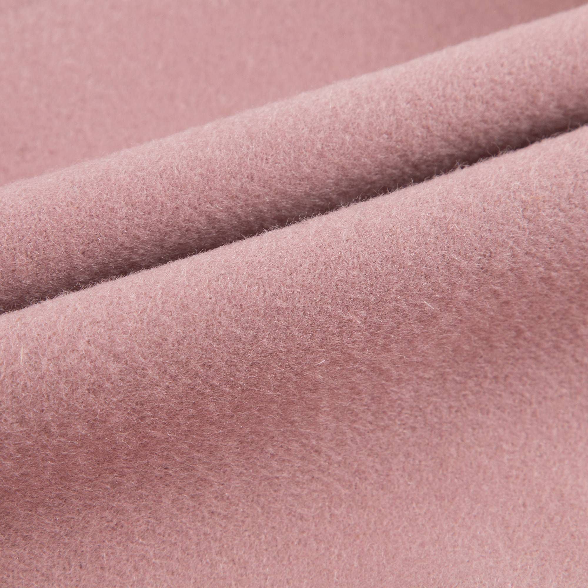 Girls Pale Pink Wool Duffle Coat