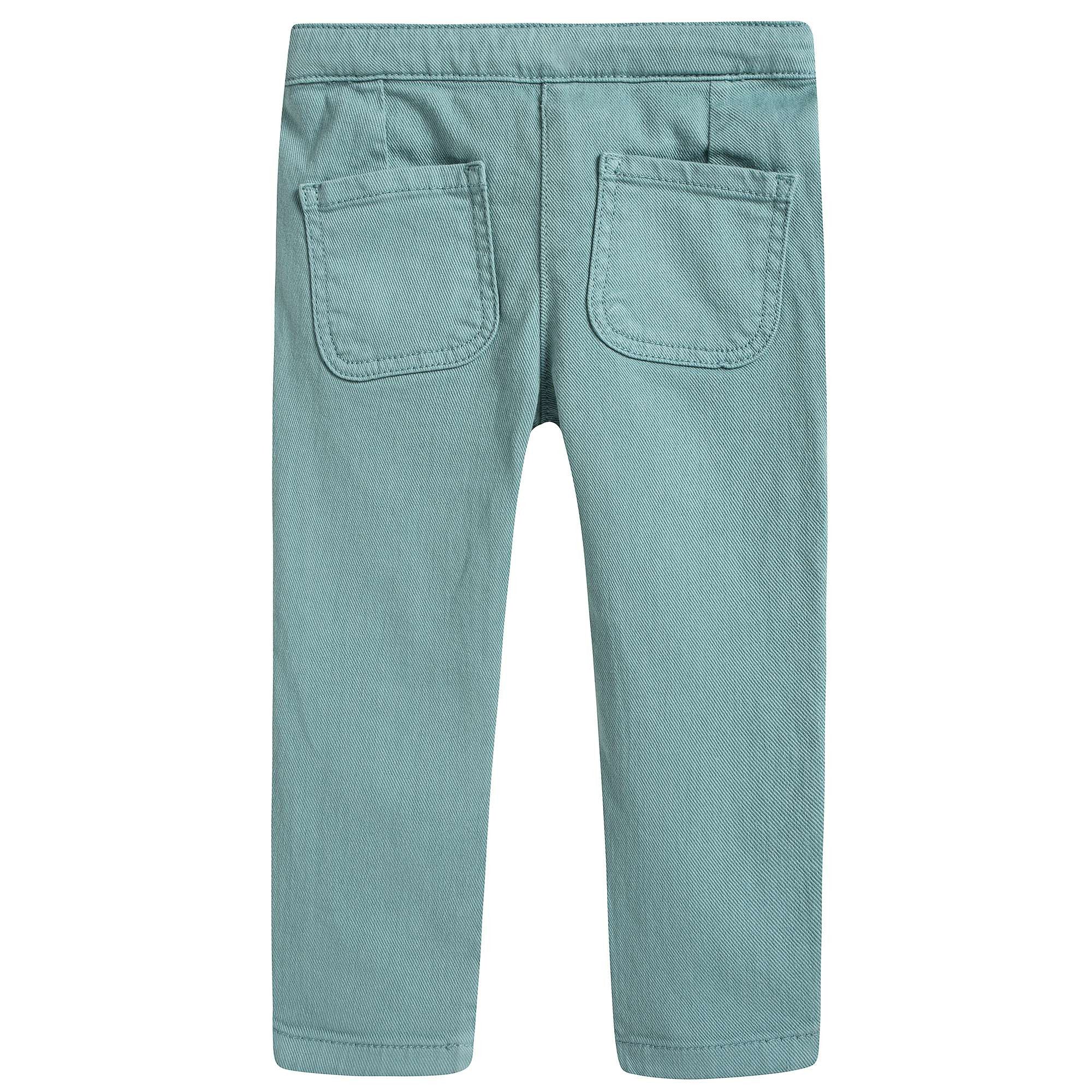 Girls Green Braided Trousers