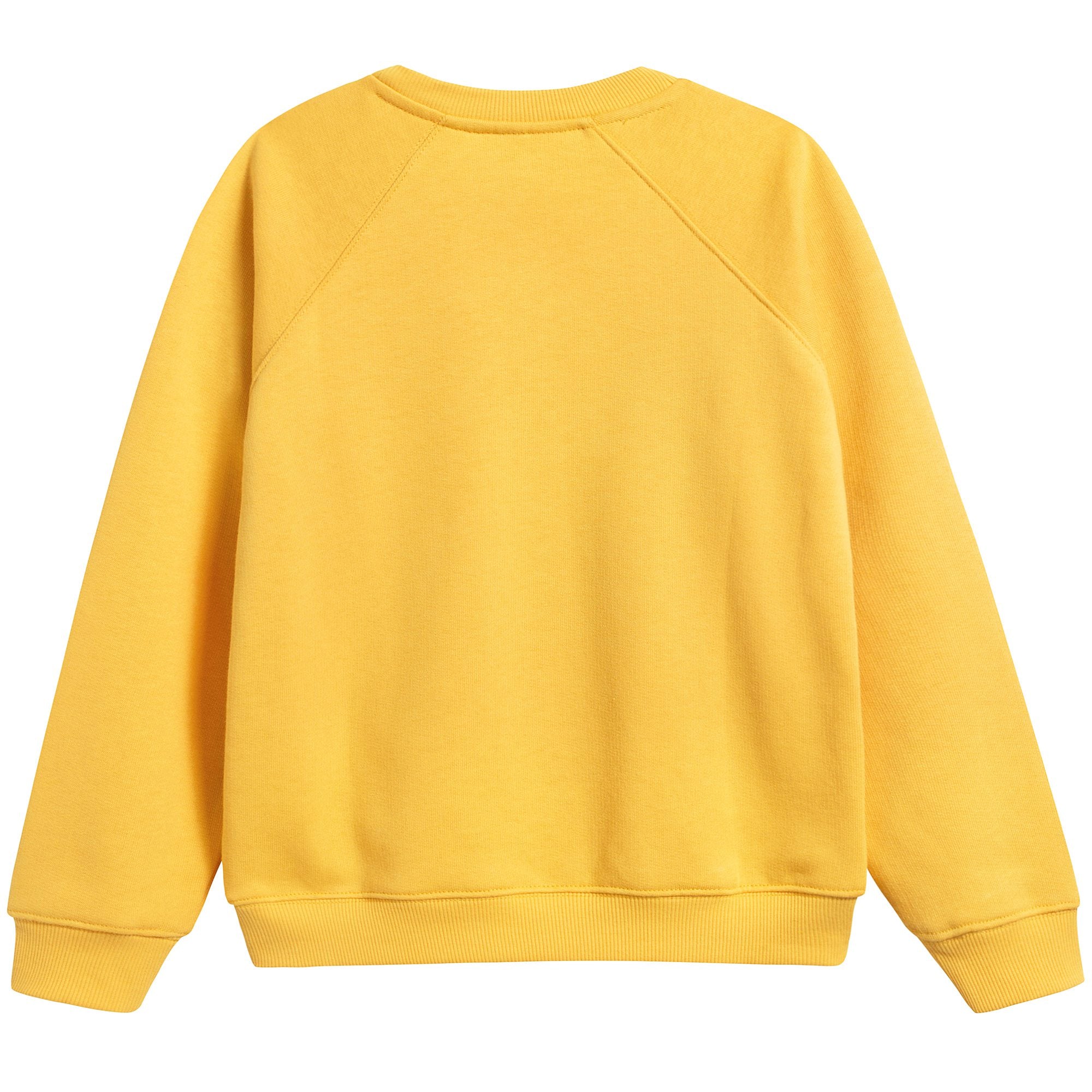 Girls Yellow Donkey Organic Cotton Sweatshirt