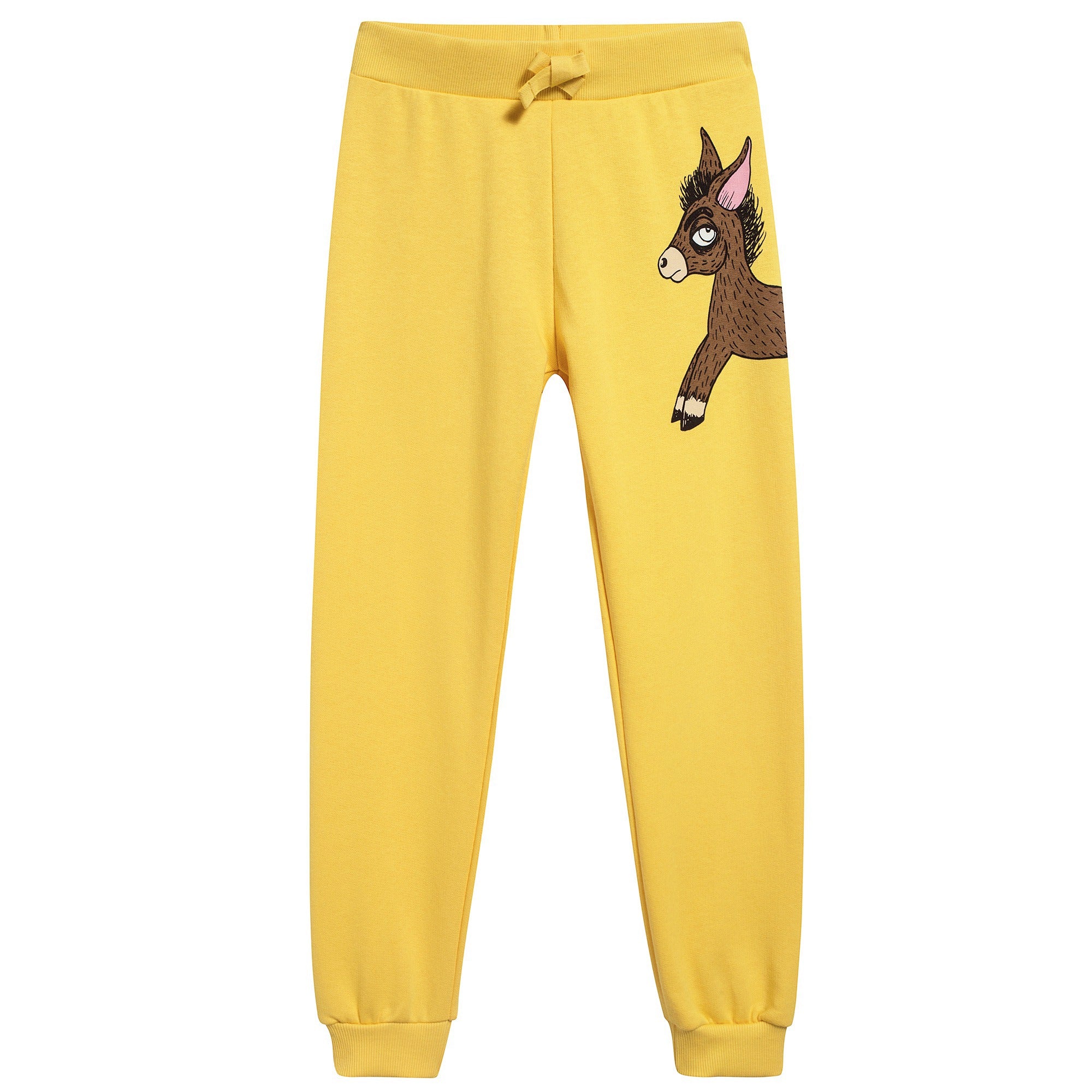 Girls Yellow Donkey Organic Cotton Trousers