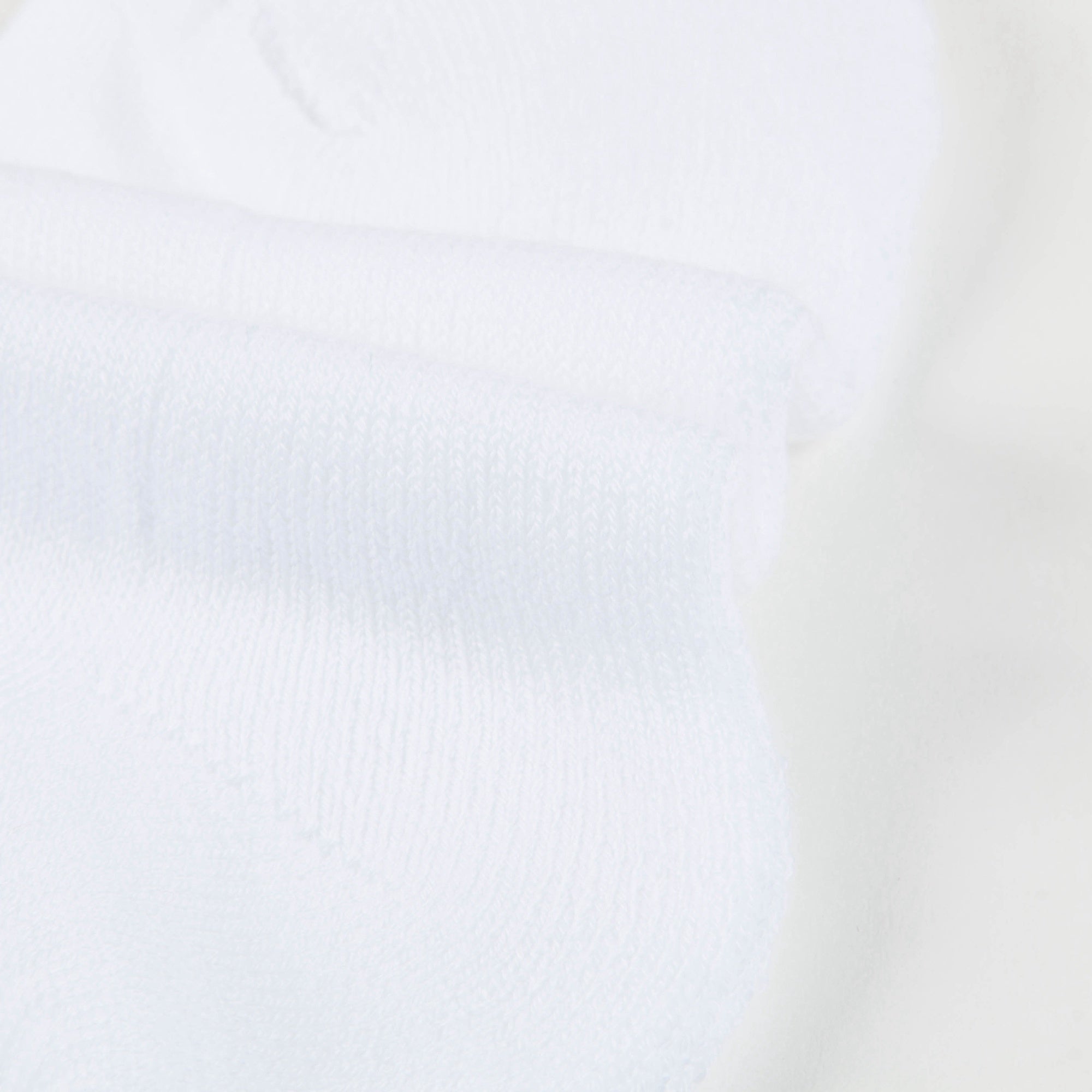 Girls & Boys White & Dark Green Socks