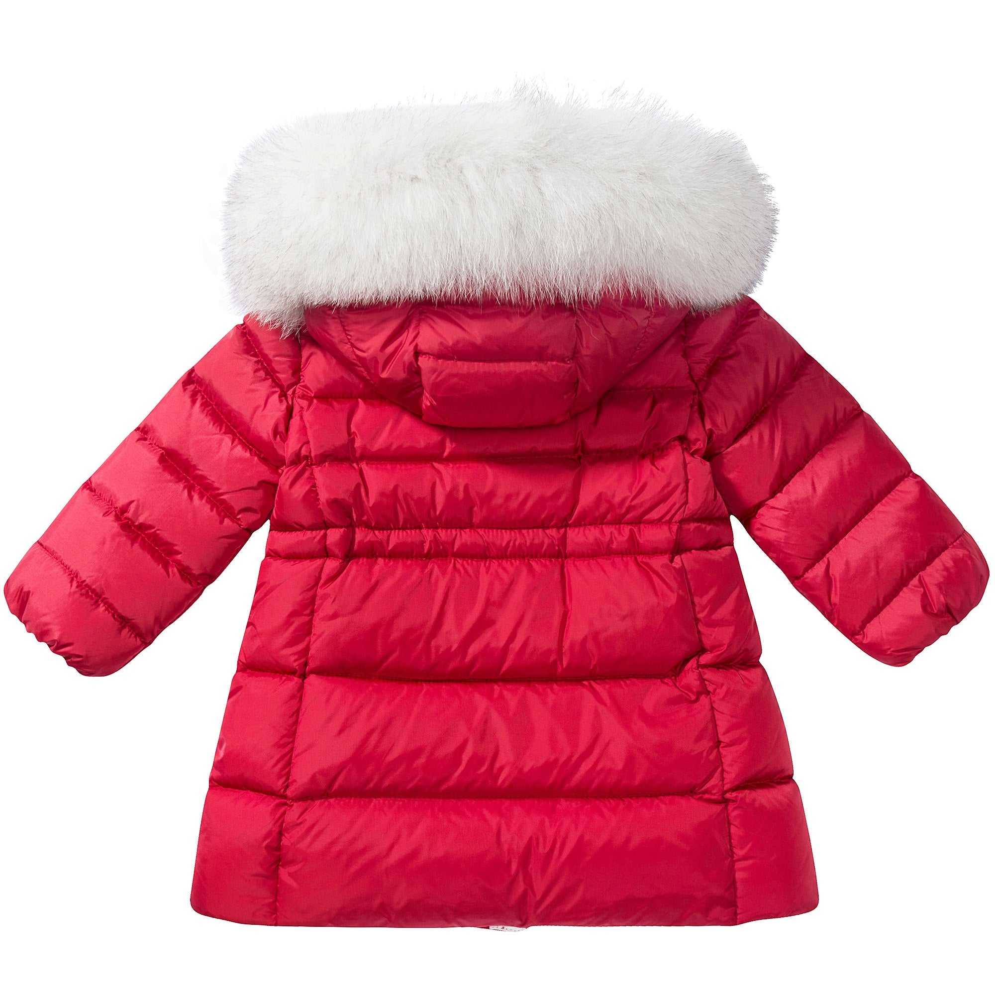 Baby Girls Red "Essentiel" Padded Down Coat