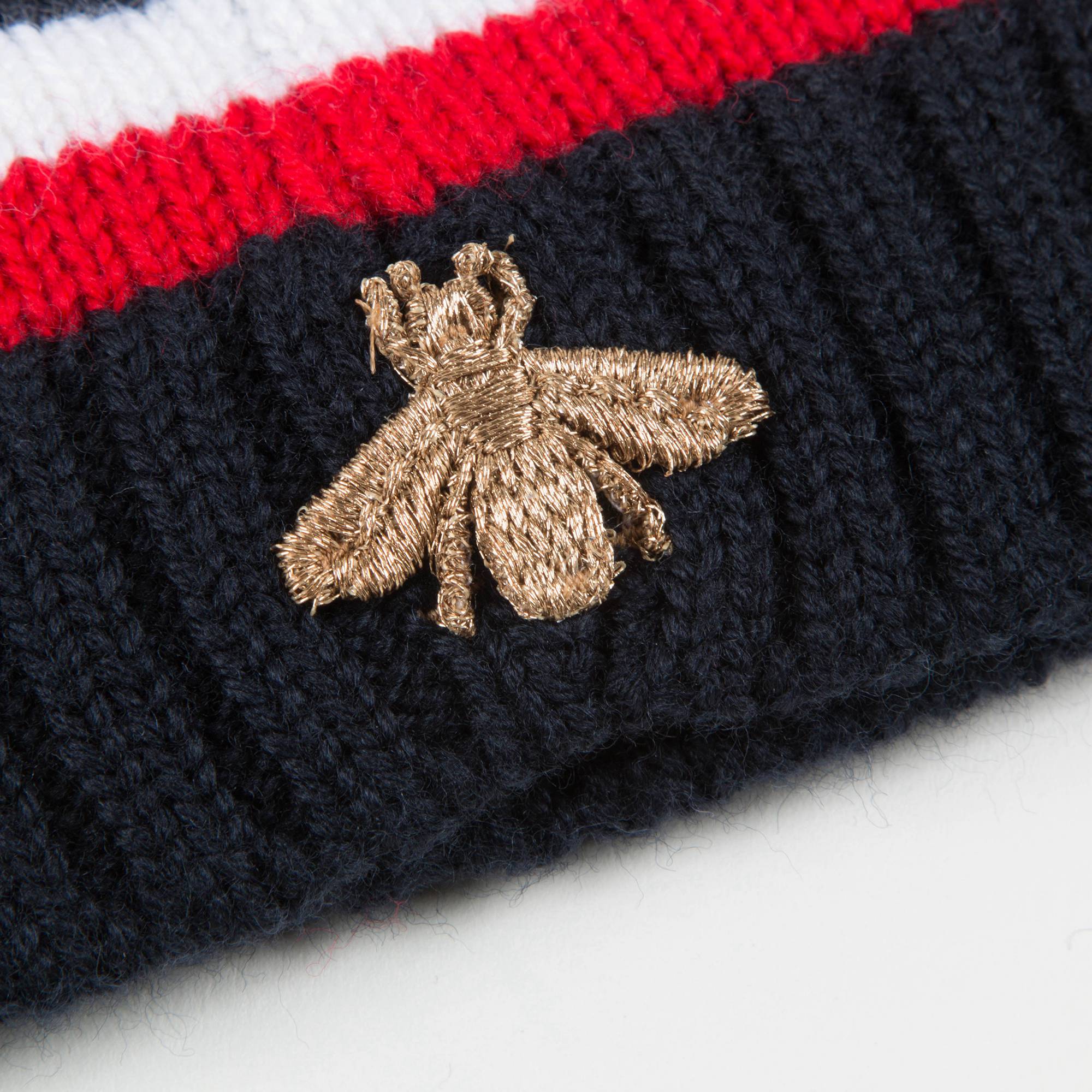 Baby Girls Red Wool Knitted Hat