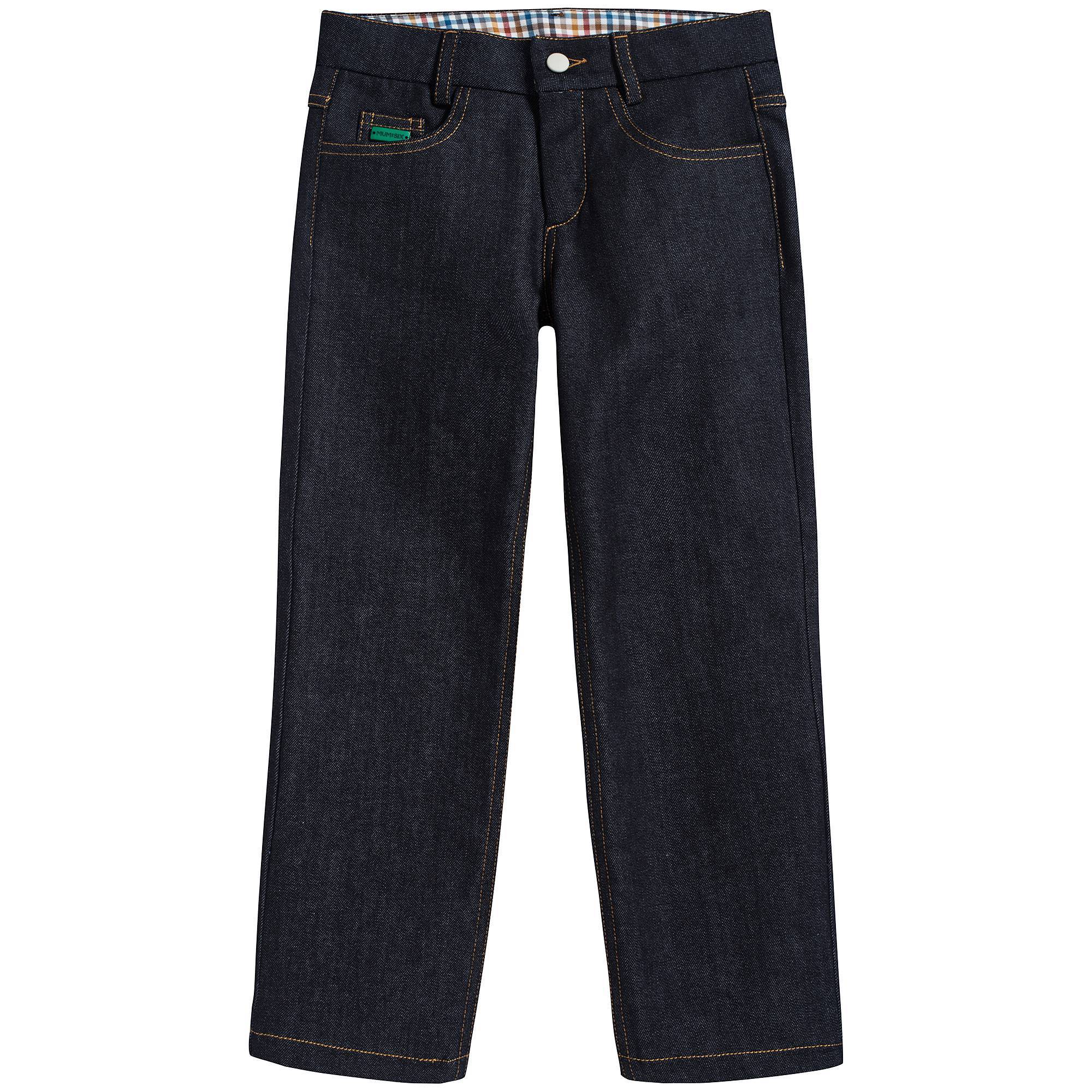 Boys Denim Black Trousers