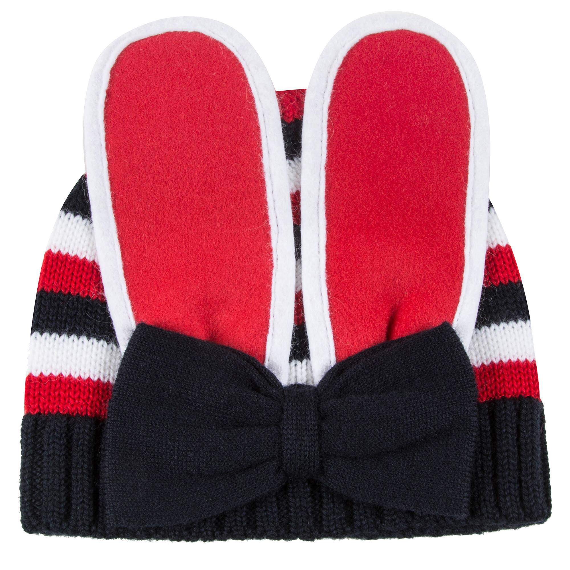 Baby Girls Red Wool Knitted Hat