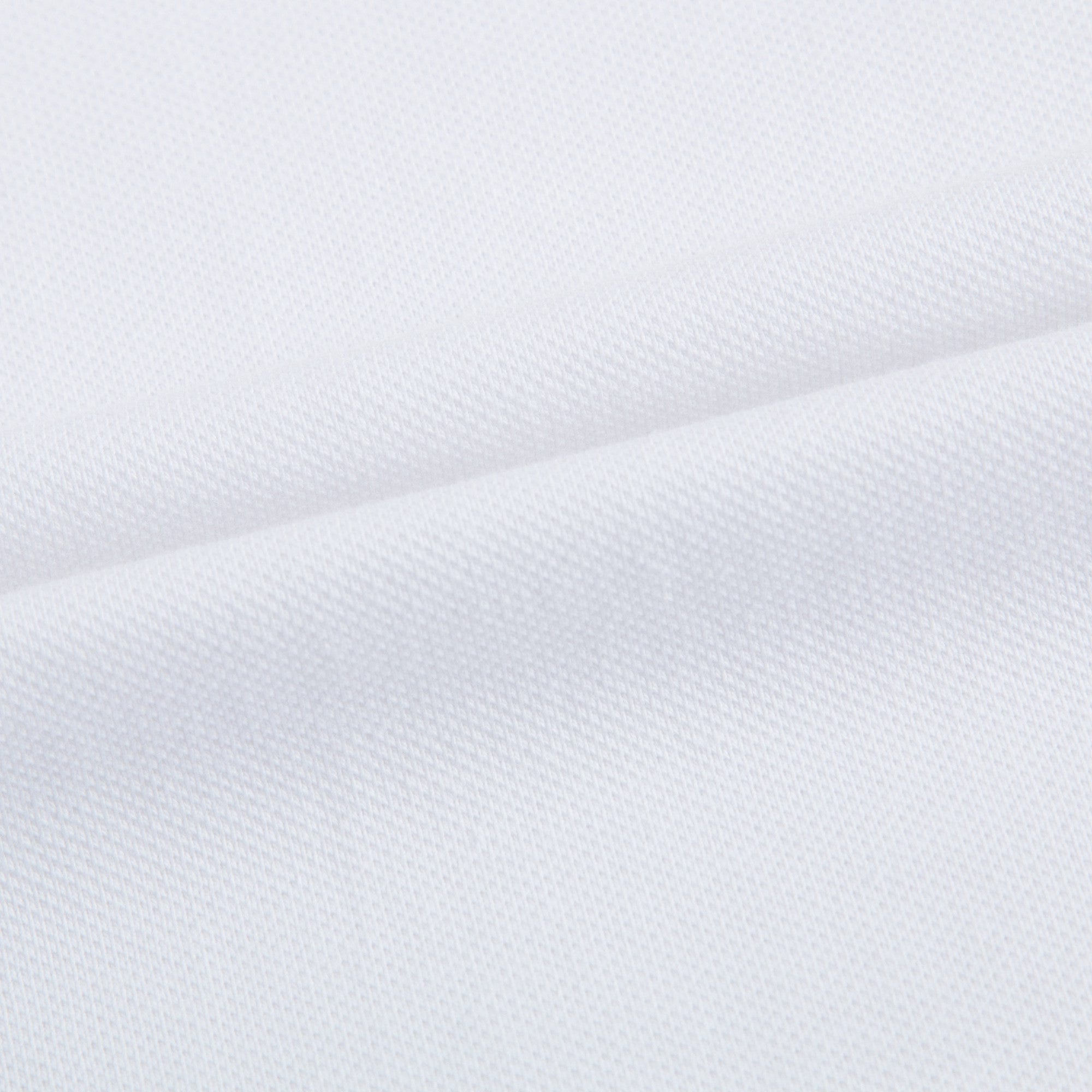 Girls White Cotton Polo Shirt