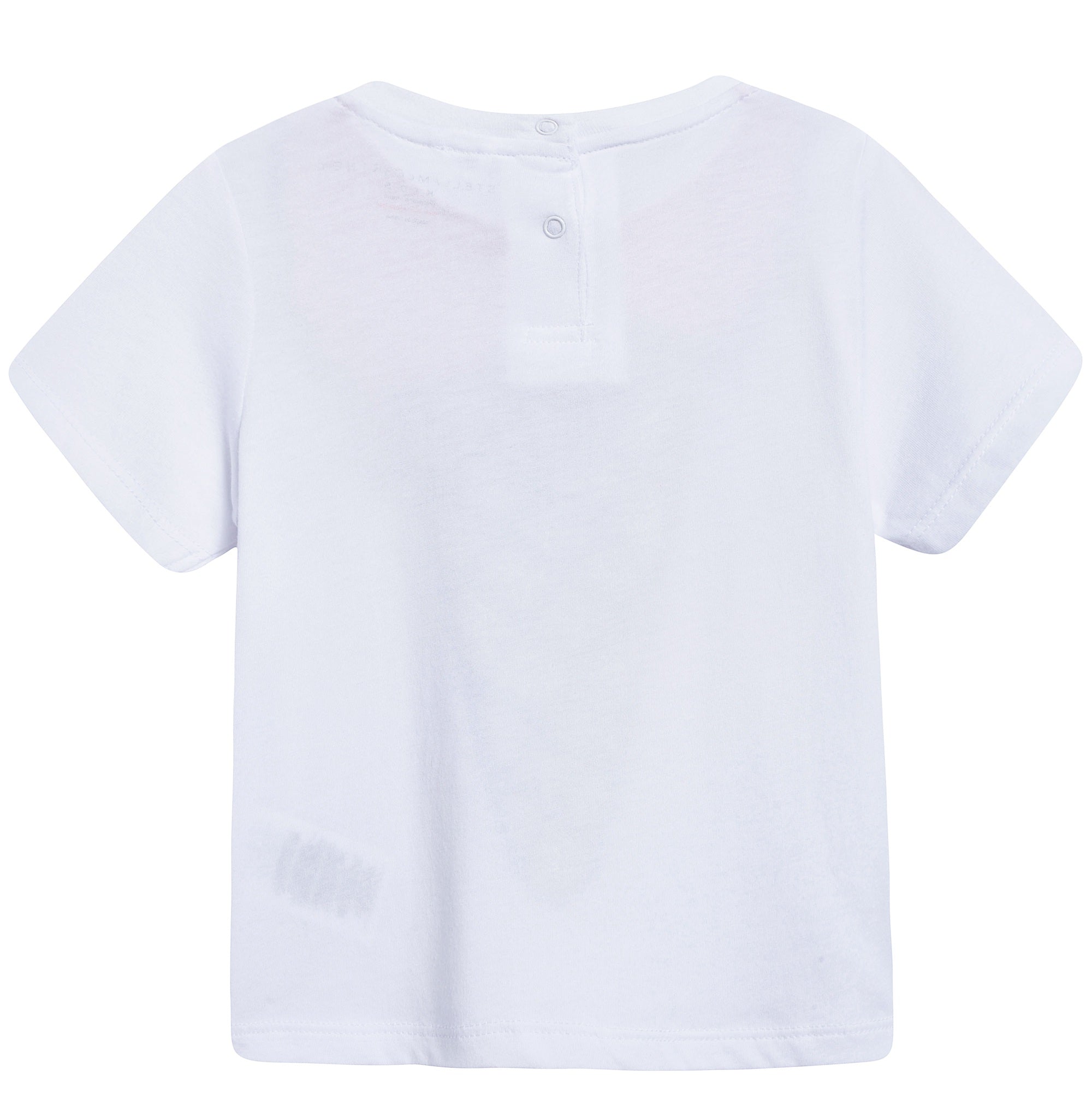 Baby White Icecream Printed T-shirt