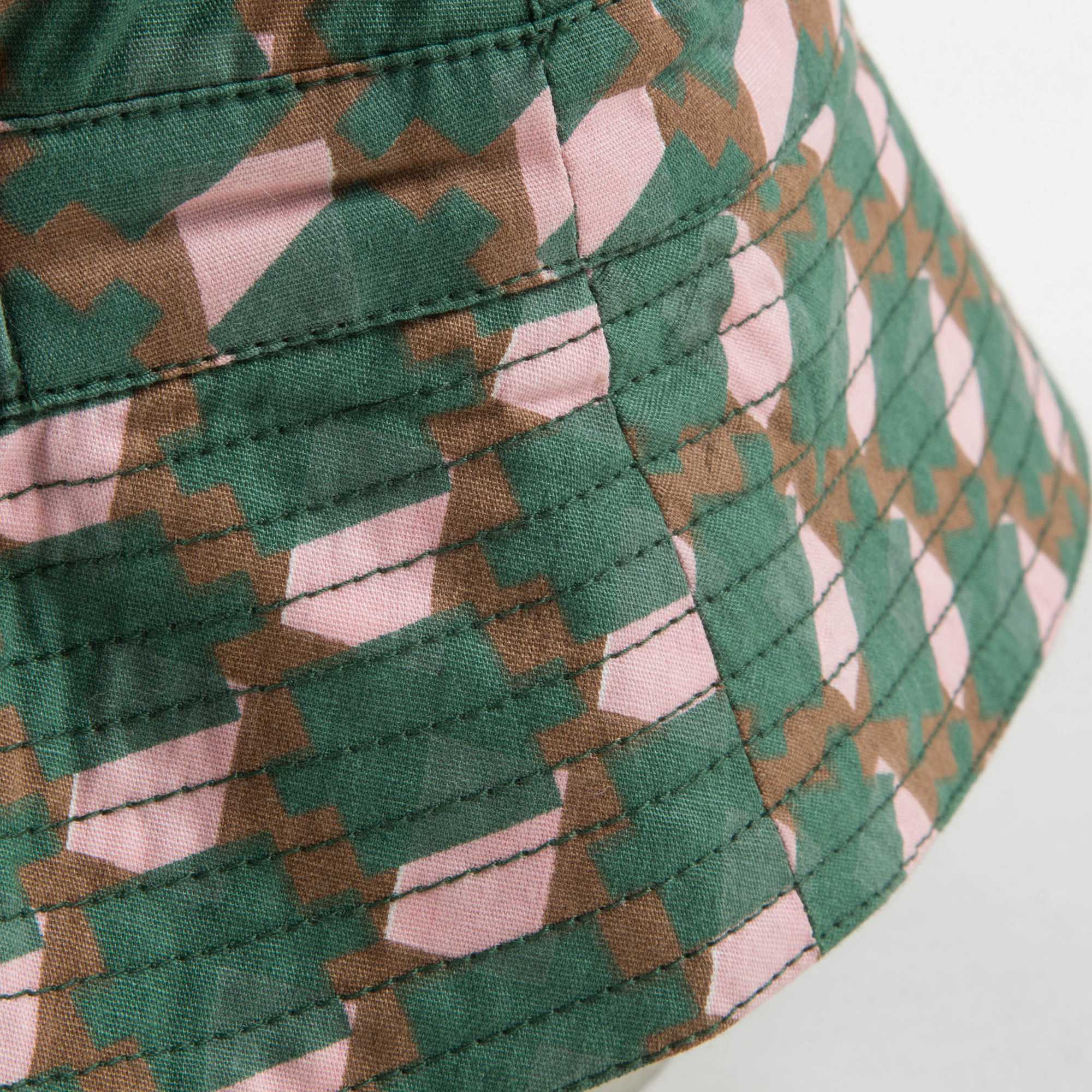 Girls & Boys Mint Pink Cotton Hat