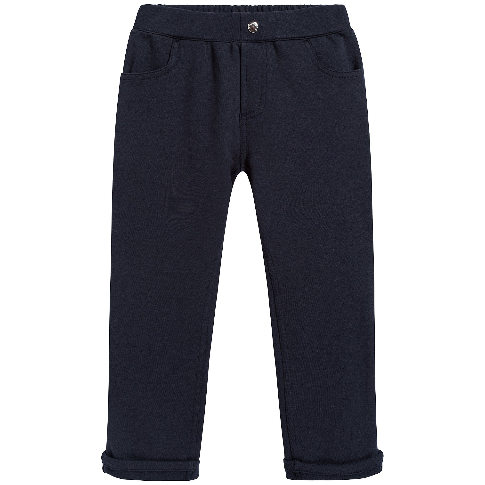 Boys Blue Cotton Trousers