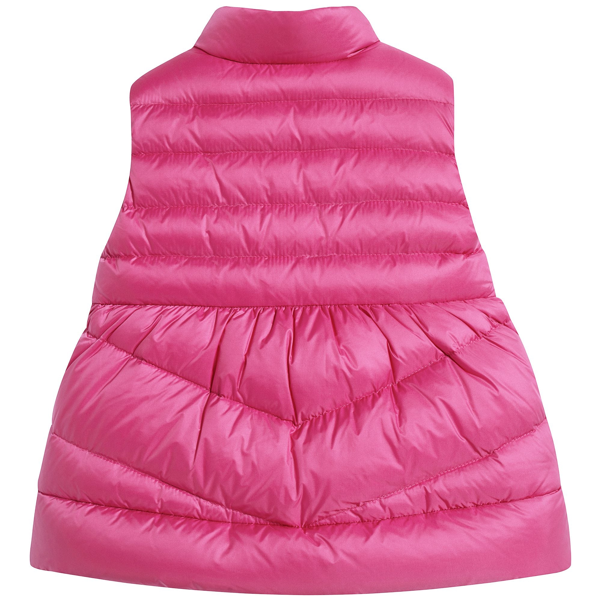 Baby Girls Pink "LAMA" Padded Down Gilet