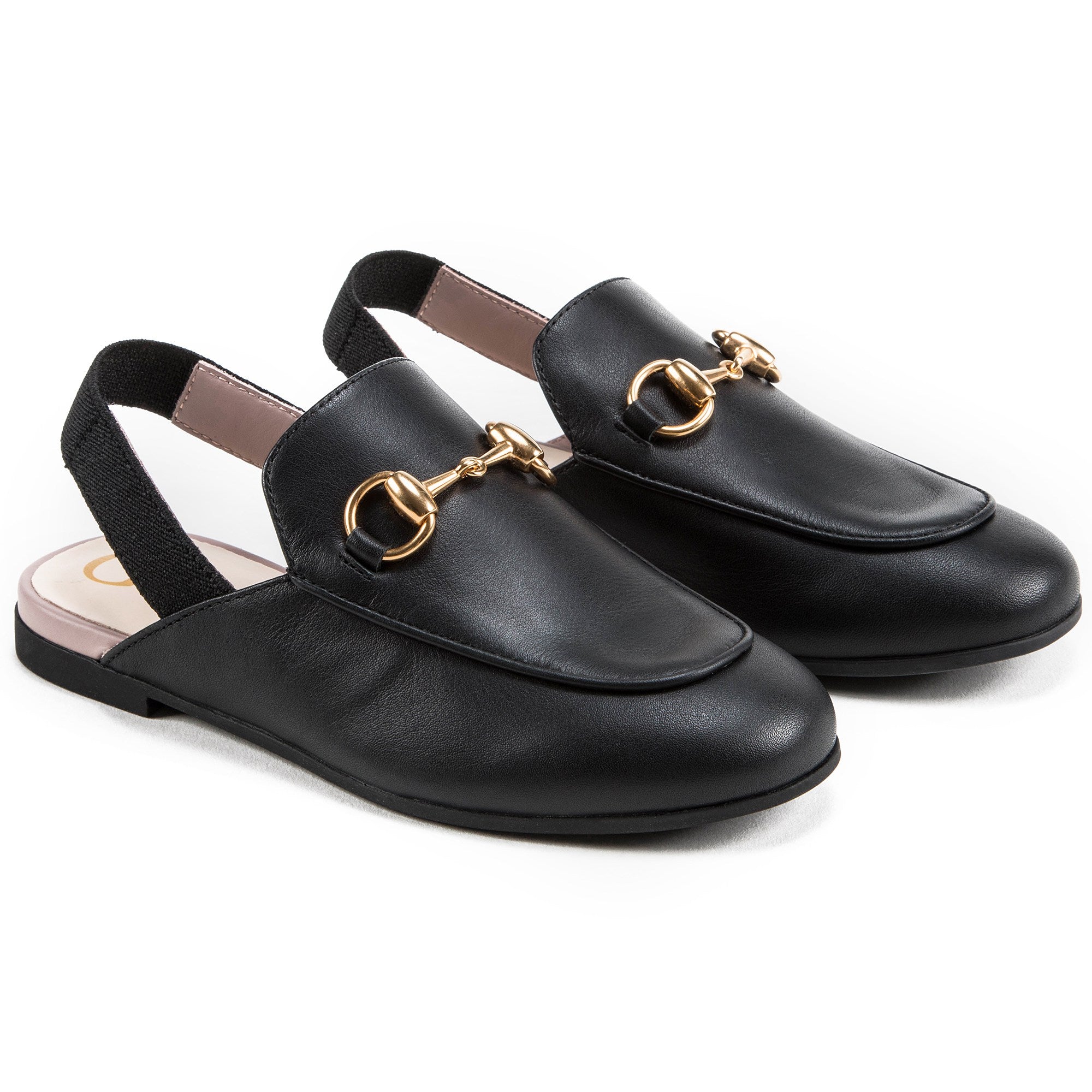 Girls Black Logo Shoes