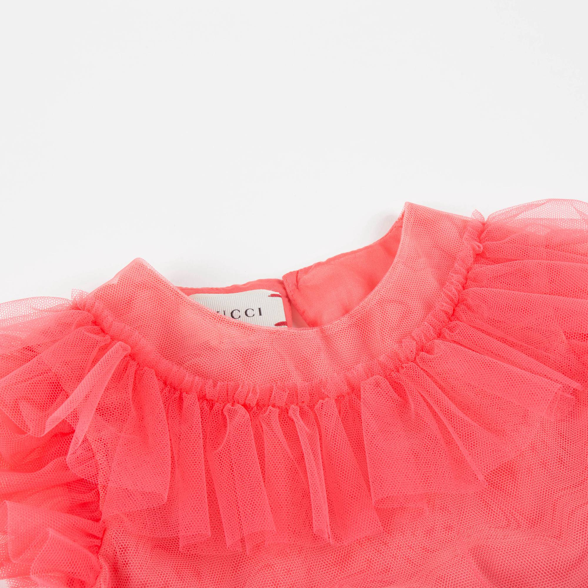 Robe corail rose pour bébés filles