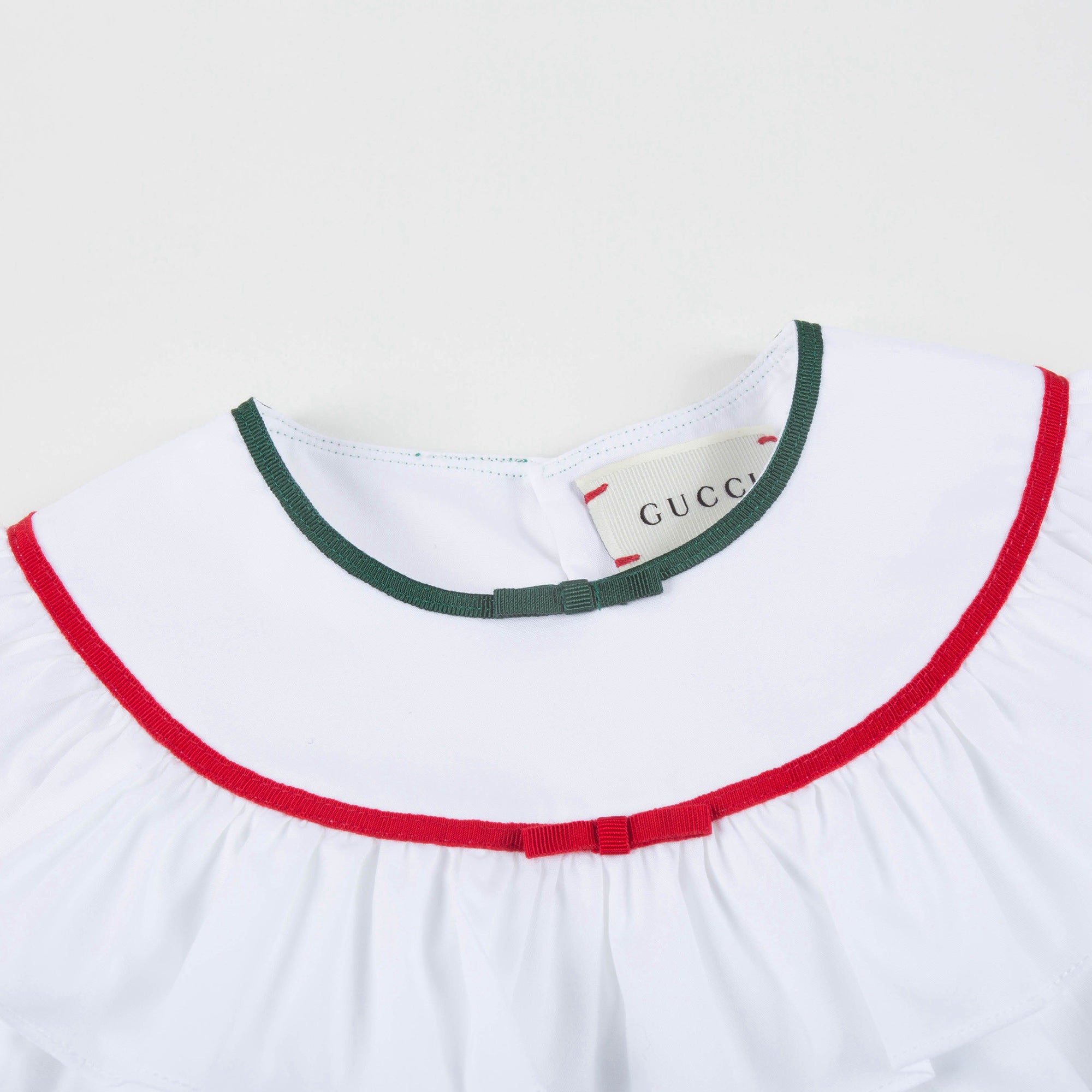 Baby Girls White Cotton Blouse