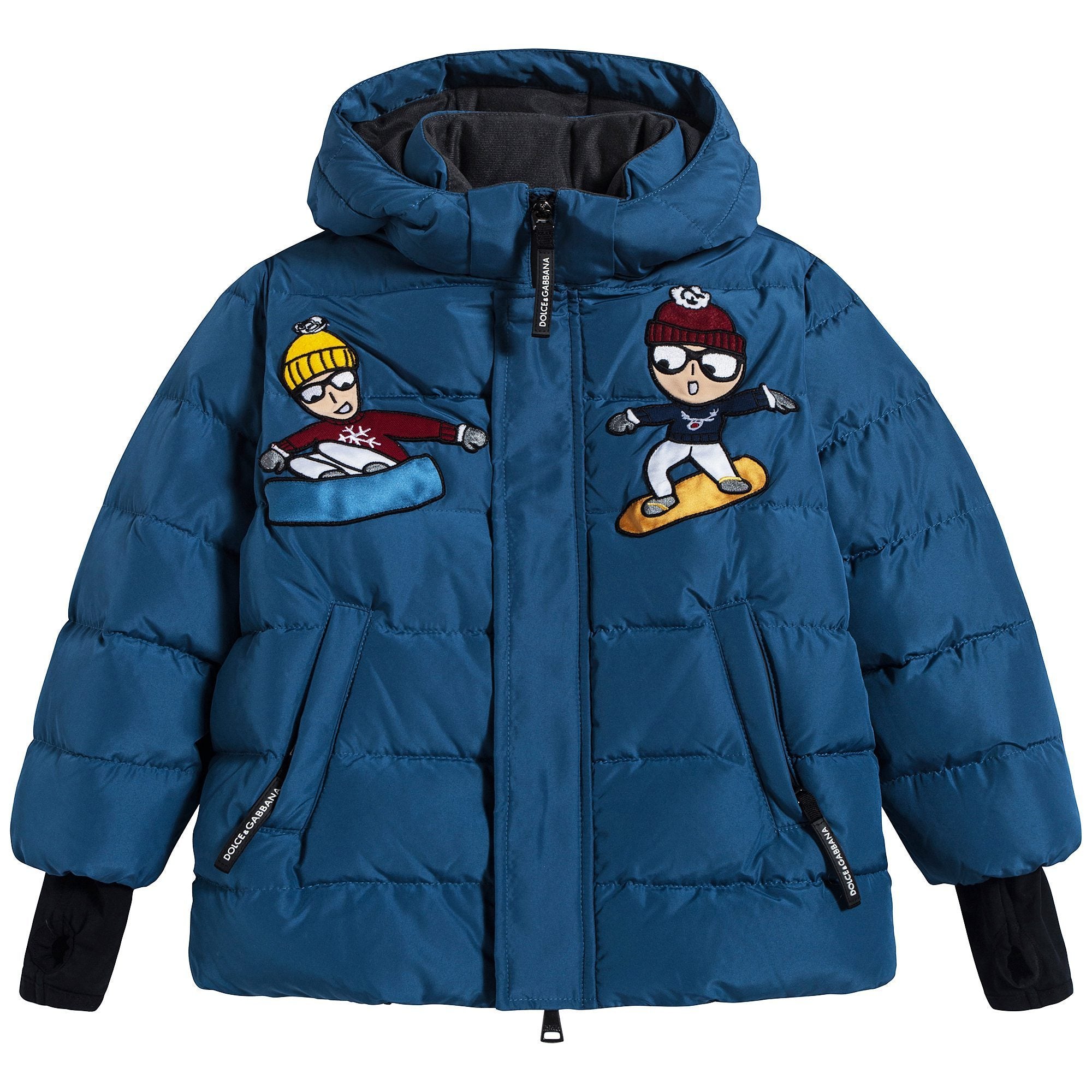 Boys Sea Blue Down Jacket