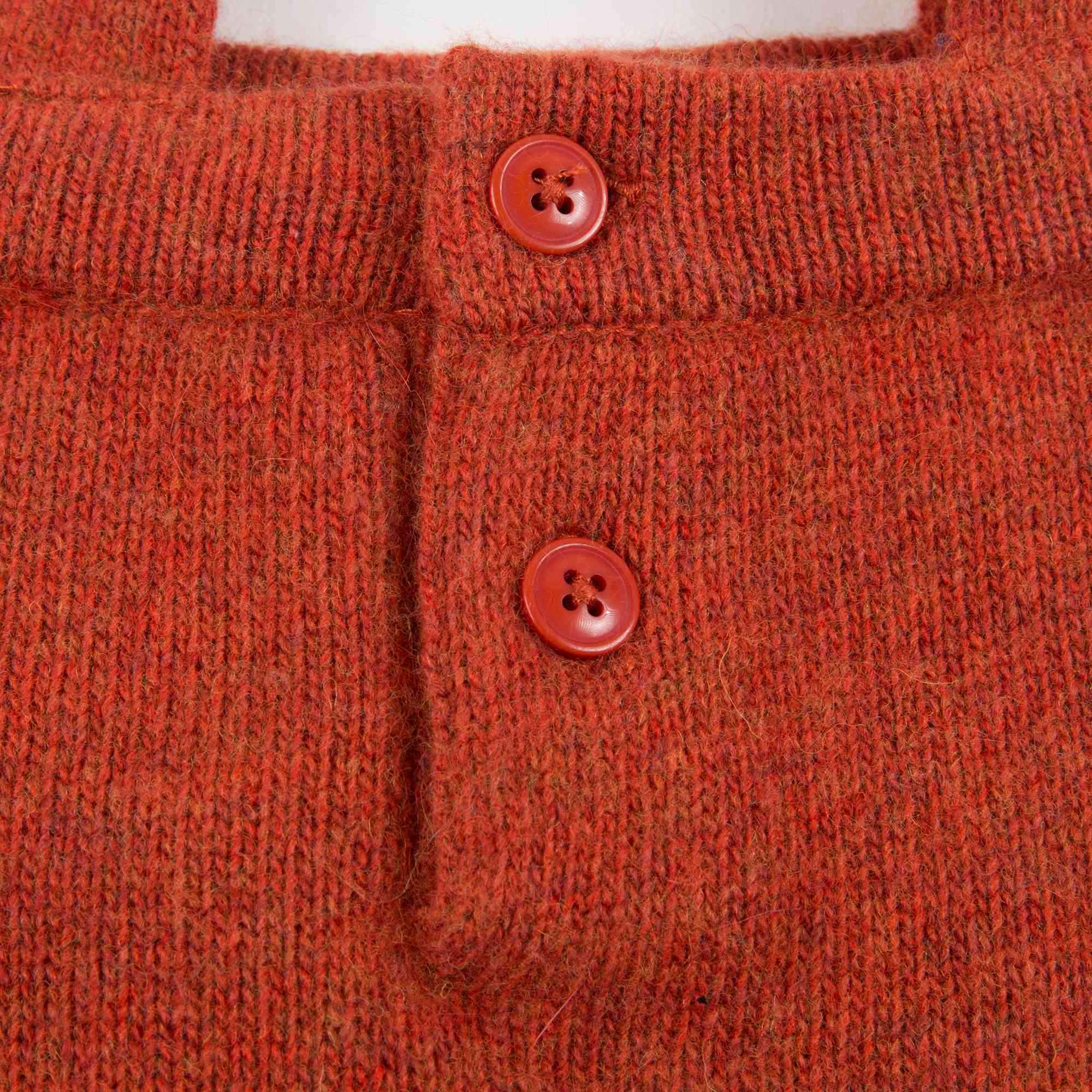 Baby Red Knitted Romper