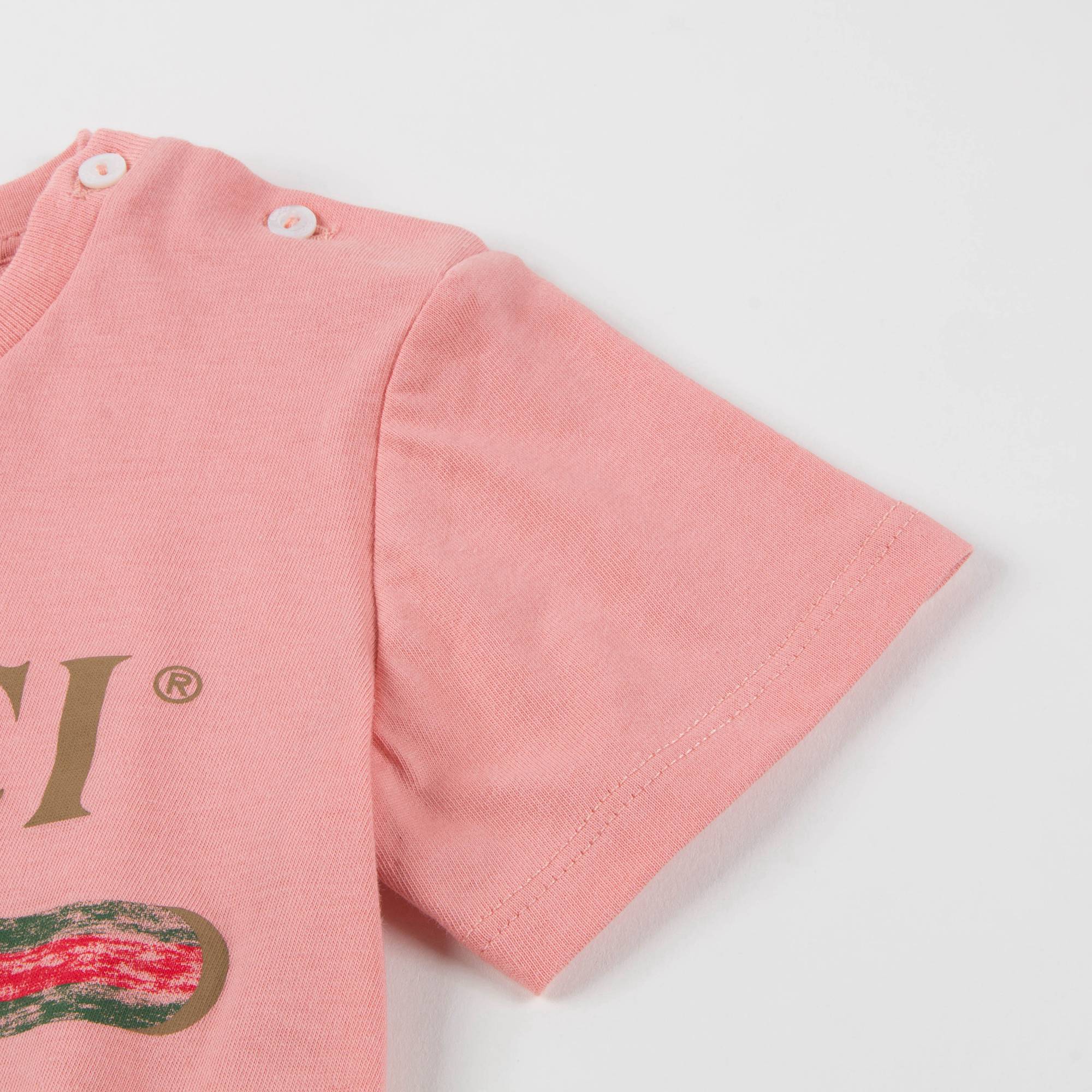 Baby Girls Pink Logo T-shirt