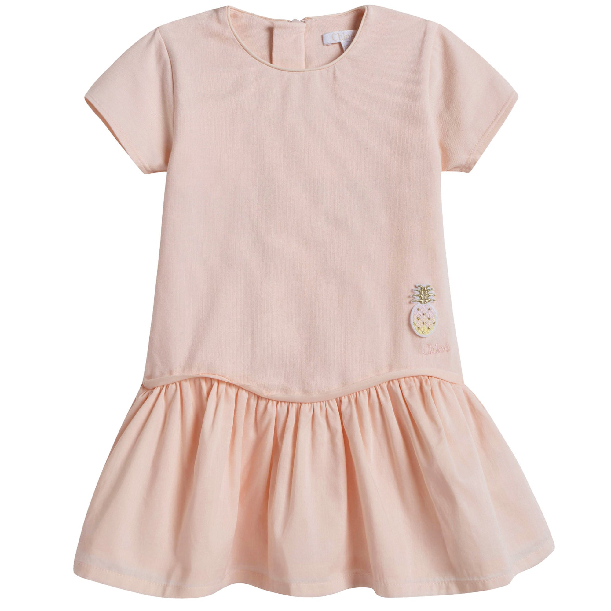 Baby Girls Pink Jersey Dress