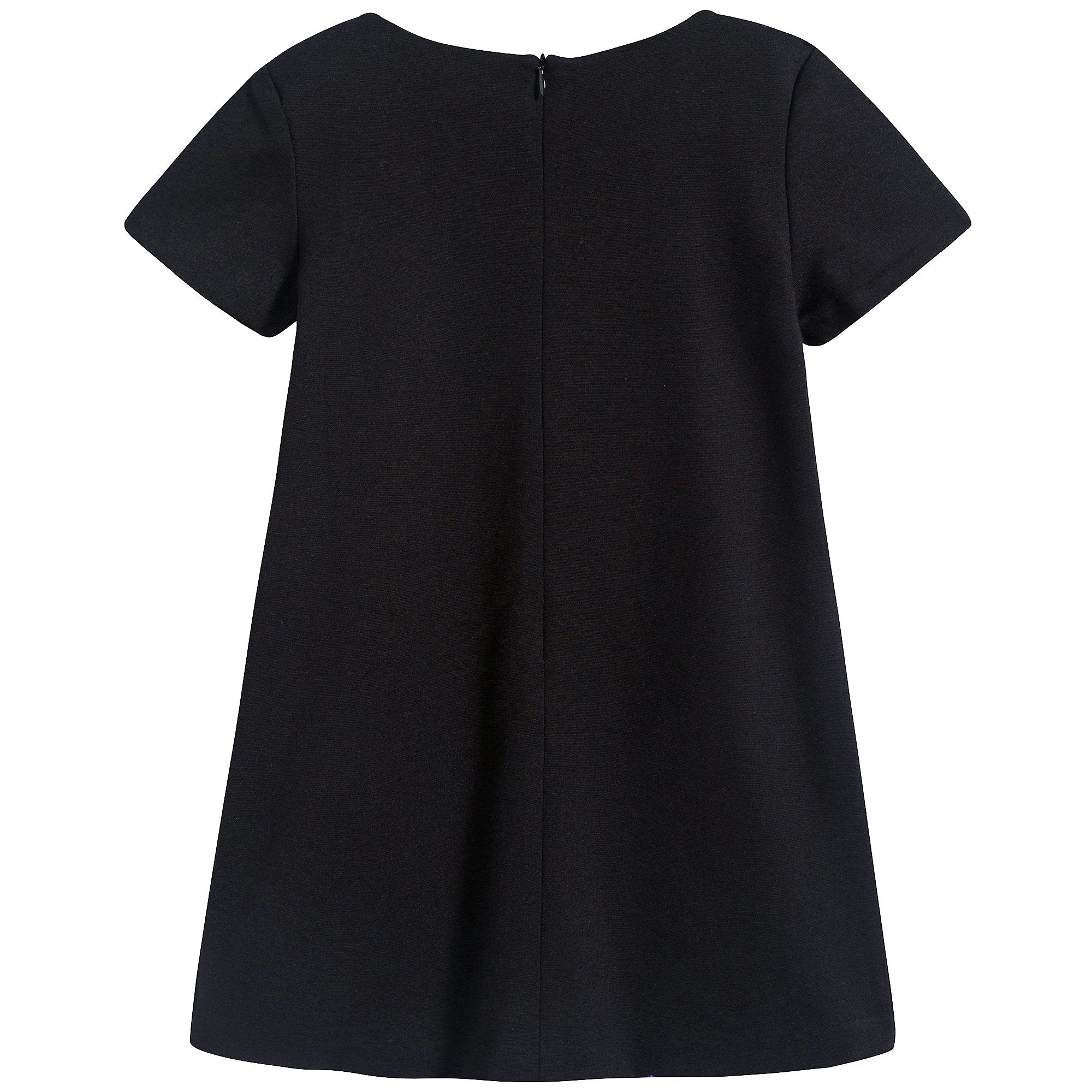 Girls Black Logo Dress