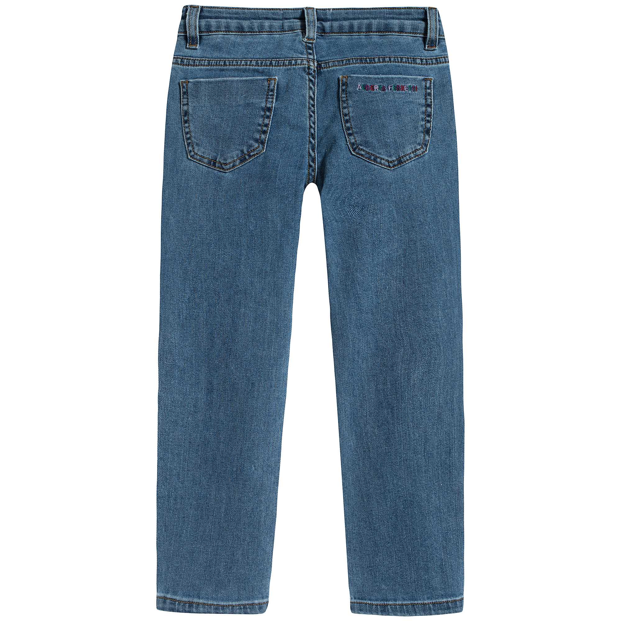 Girls Blue Denim Trousers