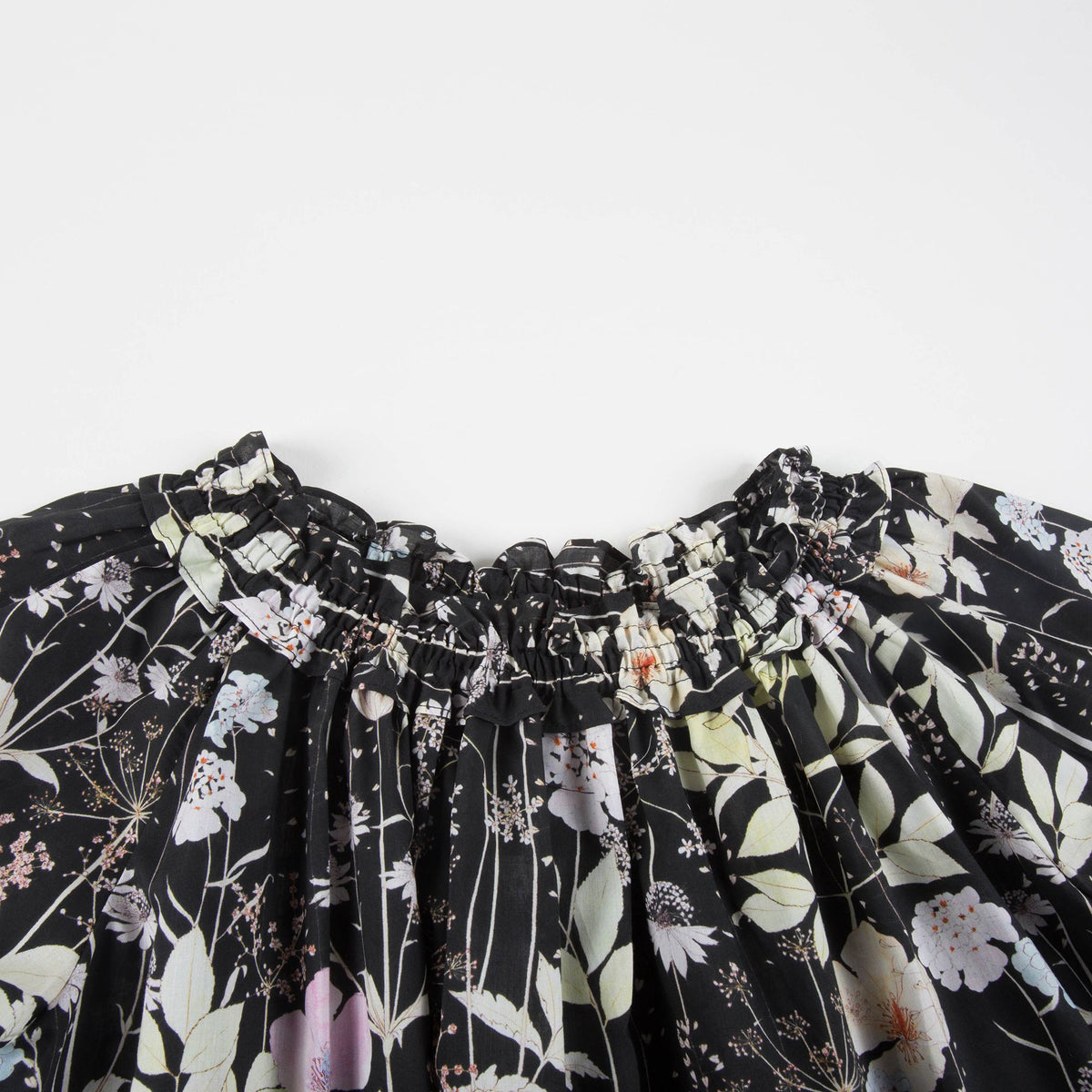 Robe noire imprimée pour fille