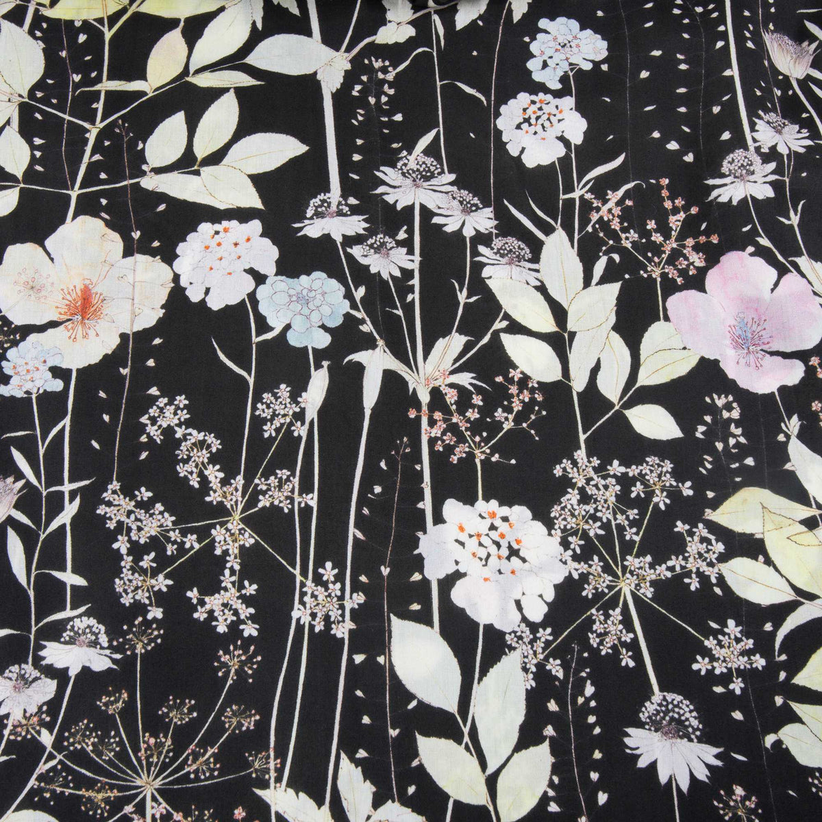 Robe noire imprimée pour fille