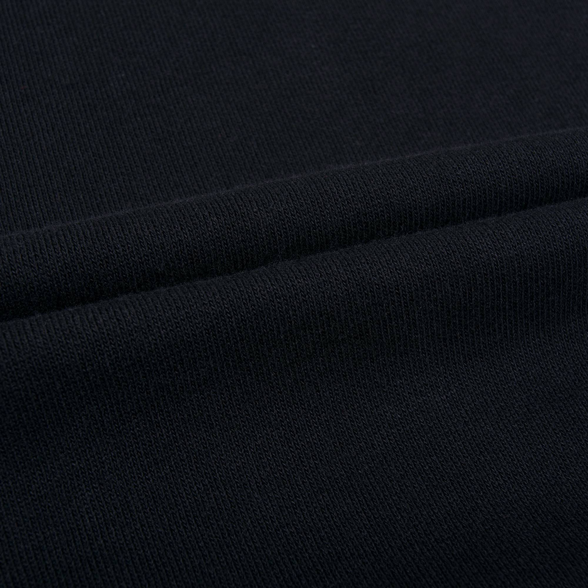 Girls Black Logo Cotton Over Swea T-shirt