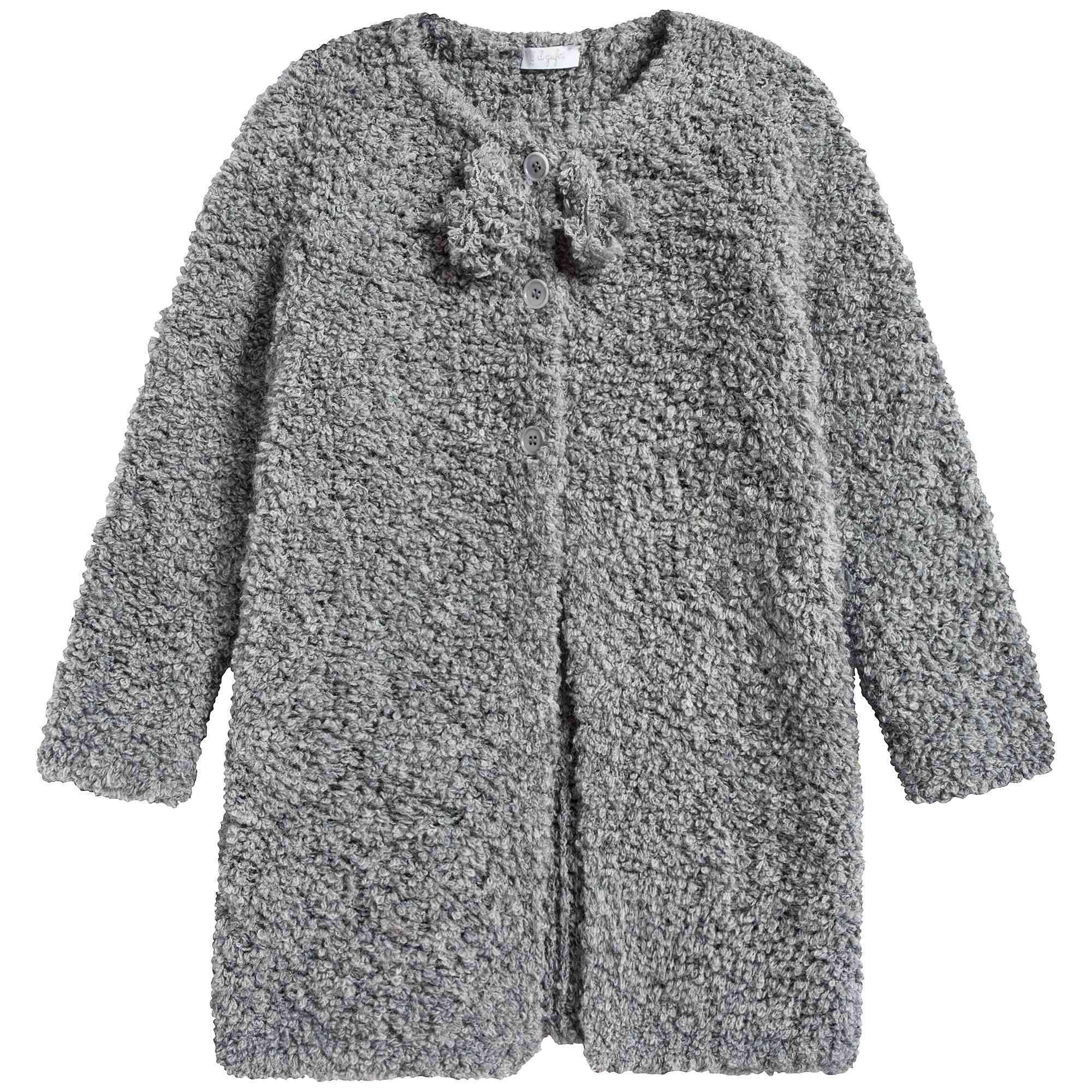 Girls Cloud Grey Cardigan