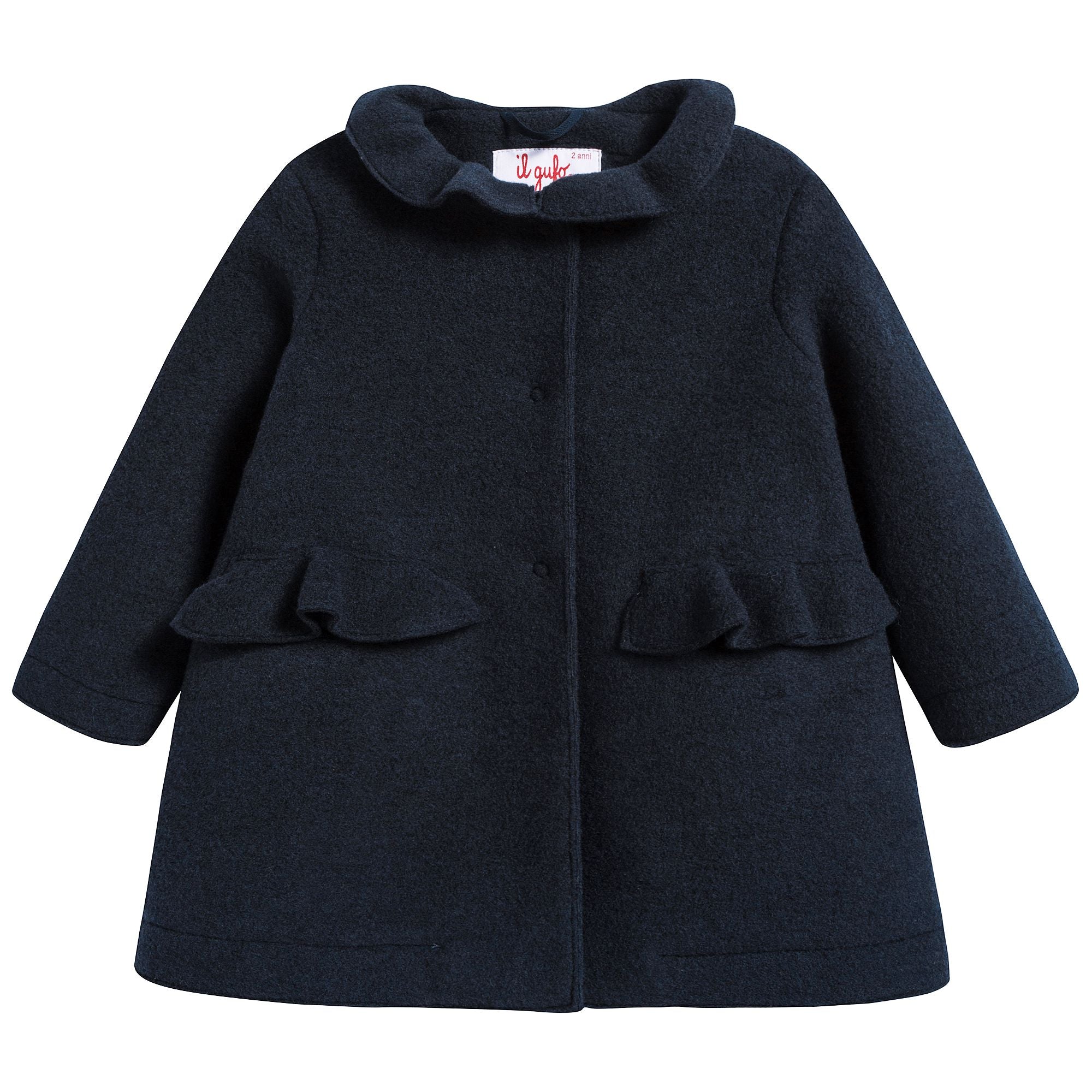 Girls Navy Blue Coat