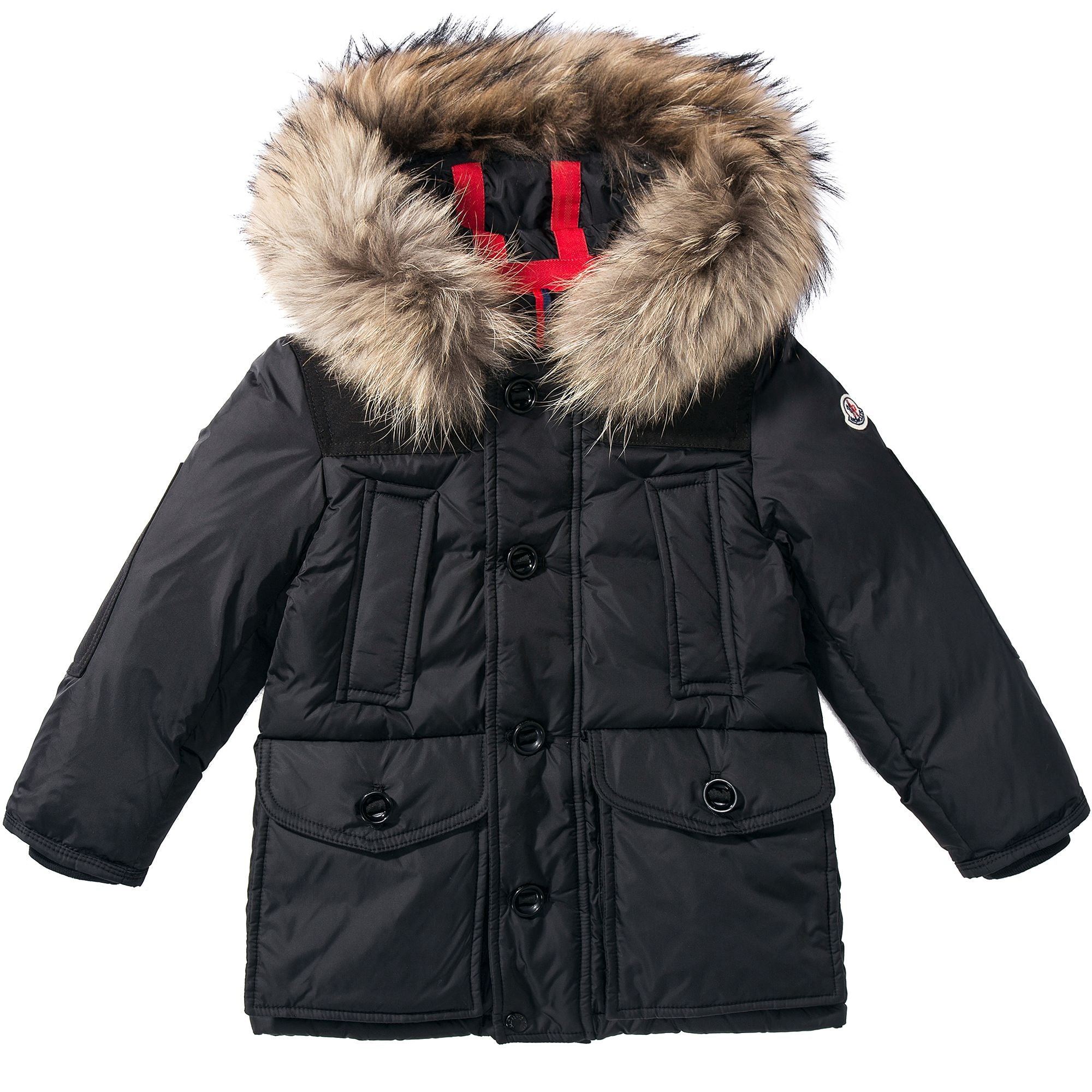 Girls Black "Devon Giubbotto" Coat