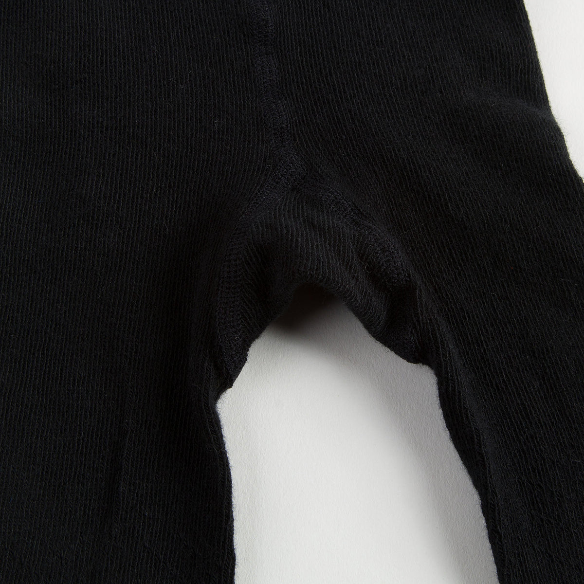 Girls Black Cotton Ribbed Tights - CÉMAROSE | Children's Fashion Store - 5