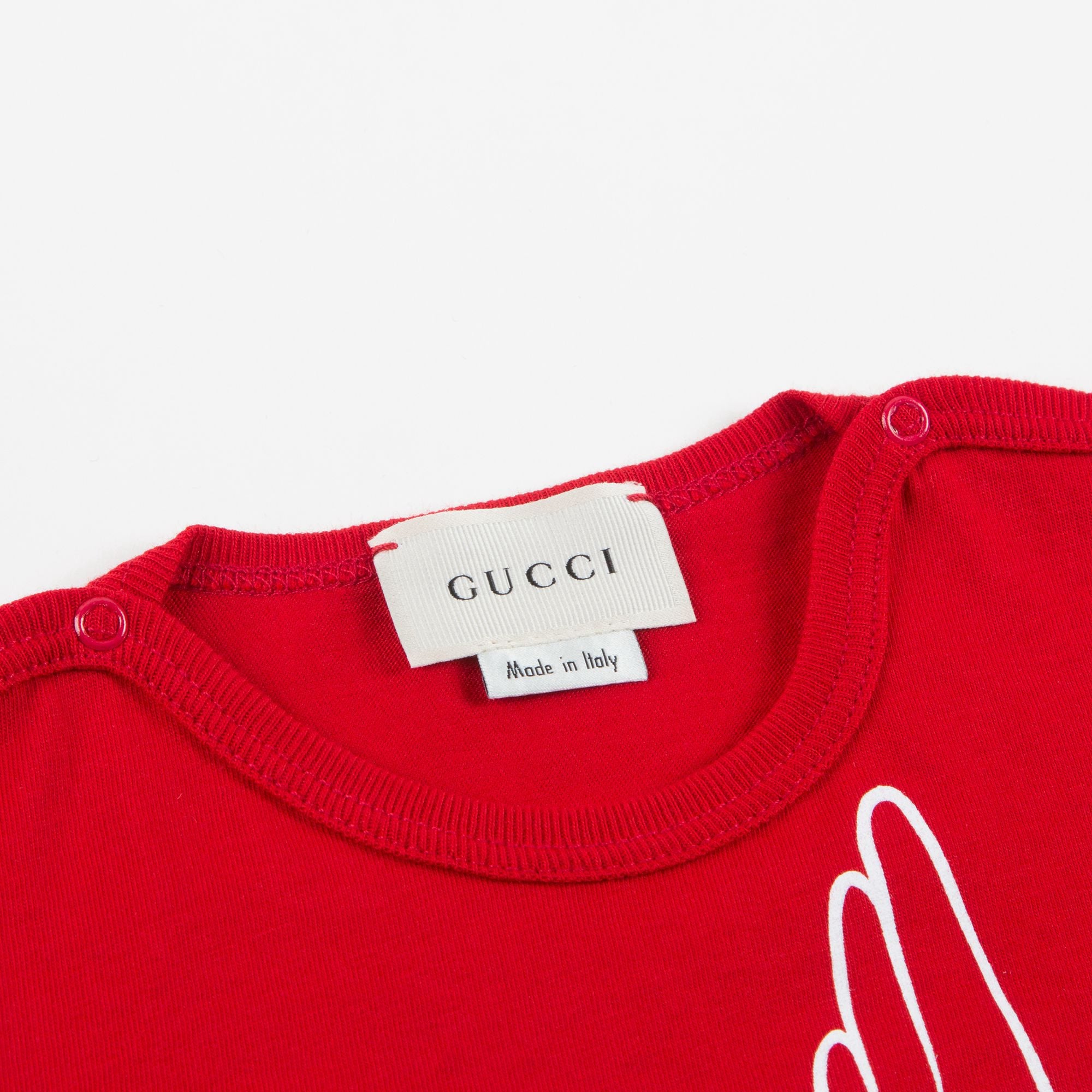 Baby Girls Red Cotton T-shirt