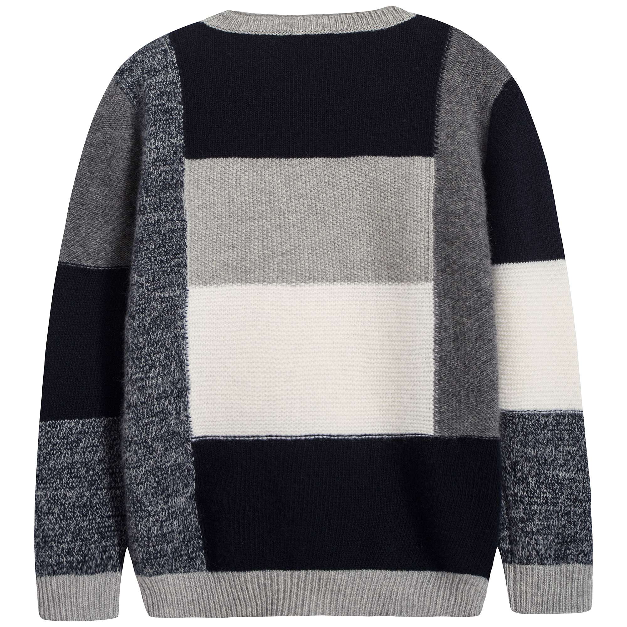 Boys Grey Wool Sweater