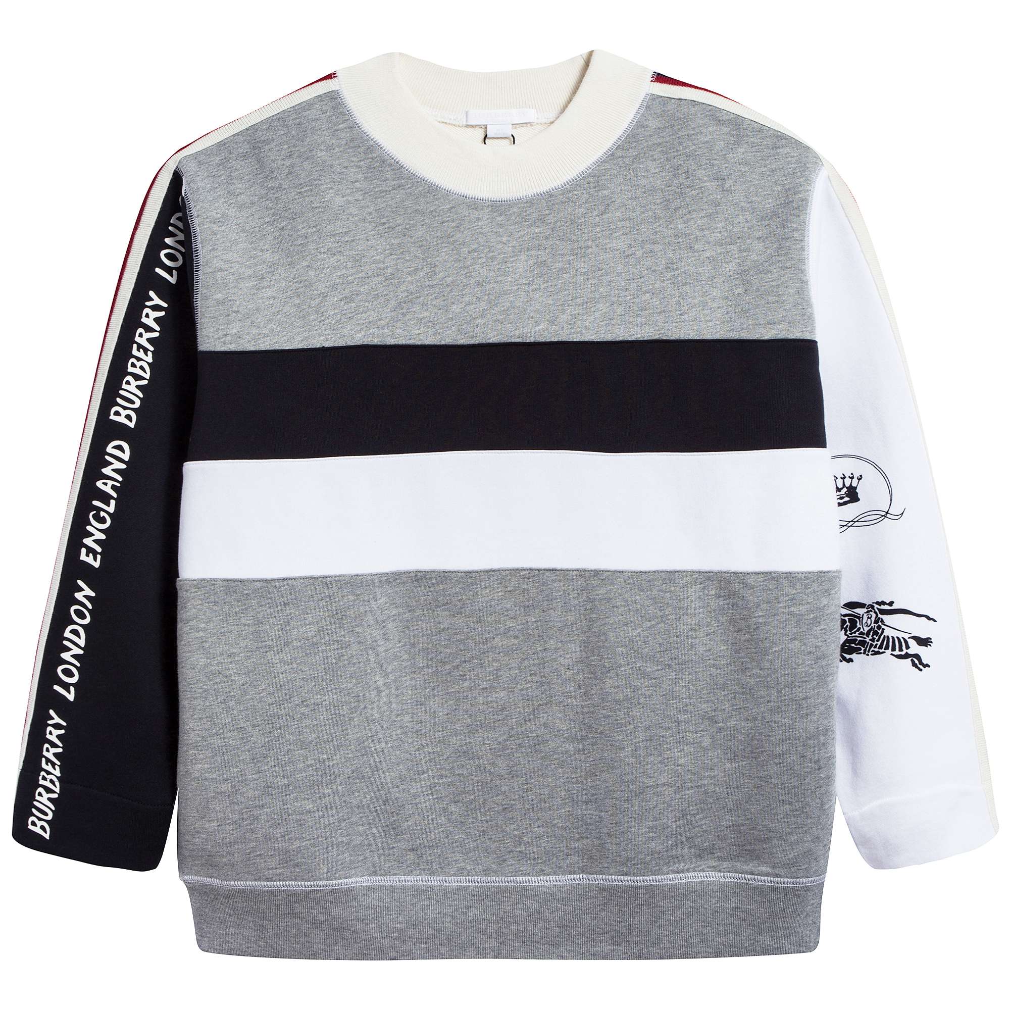 Boys Grey Memange Cotton Sweaters