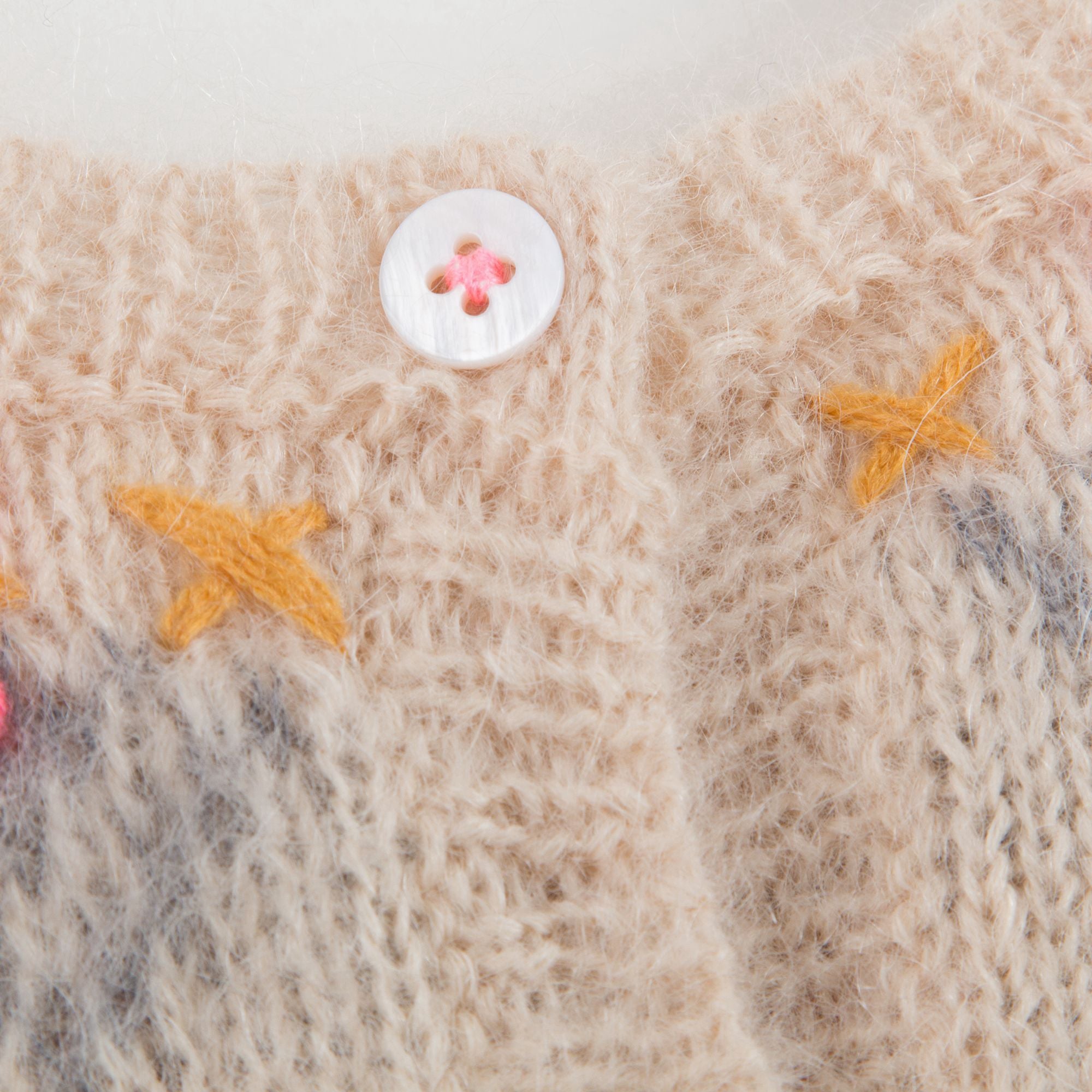 Girls Beige "Edgard" Sweater