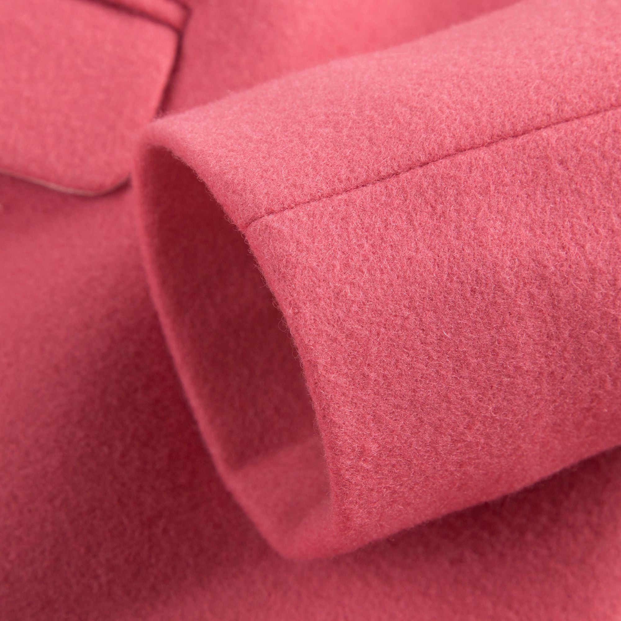 Baby Girls Pink Wool Coat
